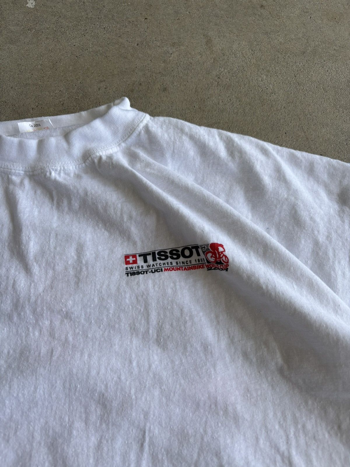 Tissot Vintage Tissot Swiss Watches 2004 Bike World Cup Tee Size US XL / EU 56 / 4 - 3 Thumbnail