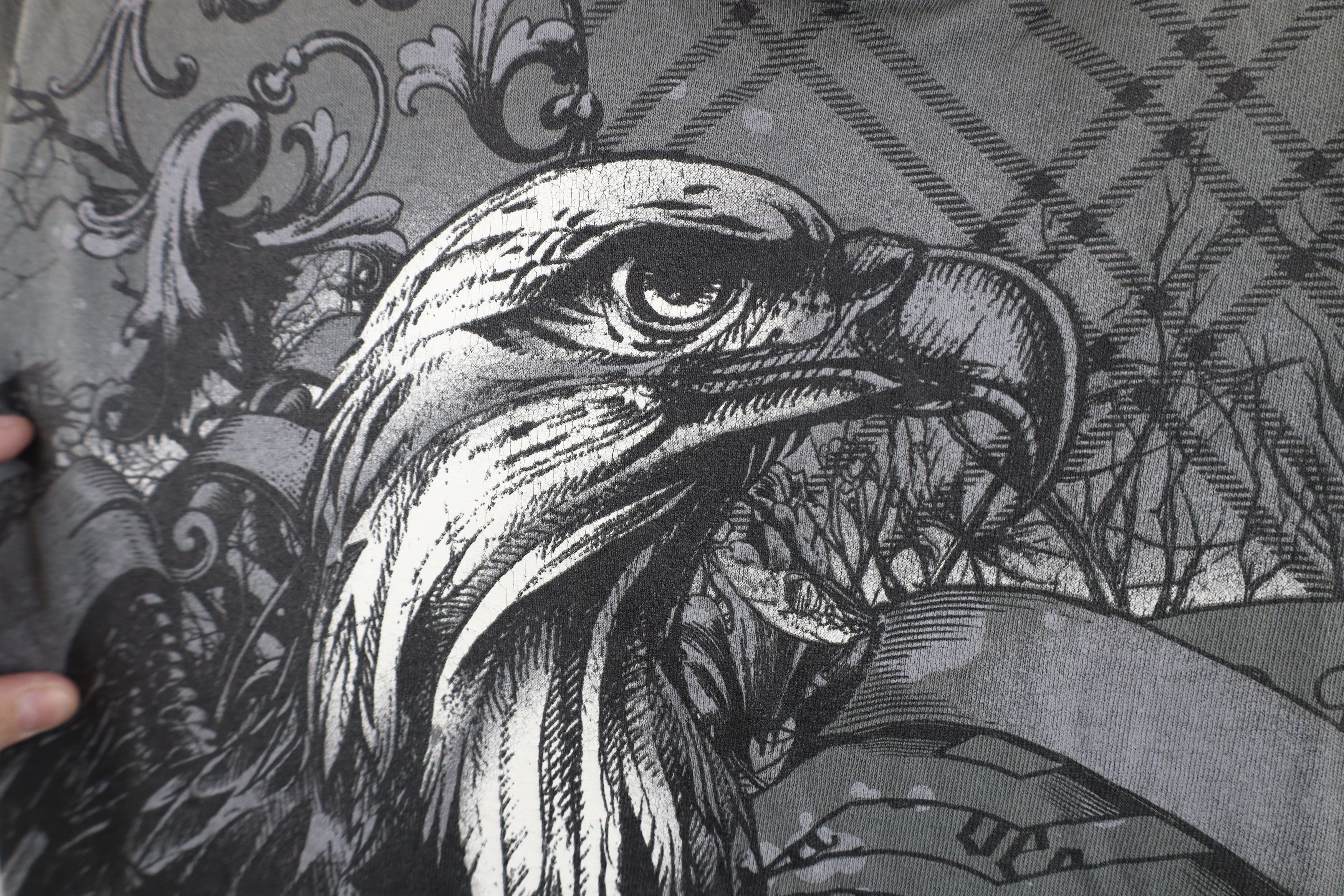 Vintage Vintage Y2K Streetwear Eagle Tribal UFC MMA Fighting T-Shirt Size US M / EU 48-50 / 2 - 5 Thumbnail