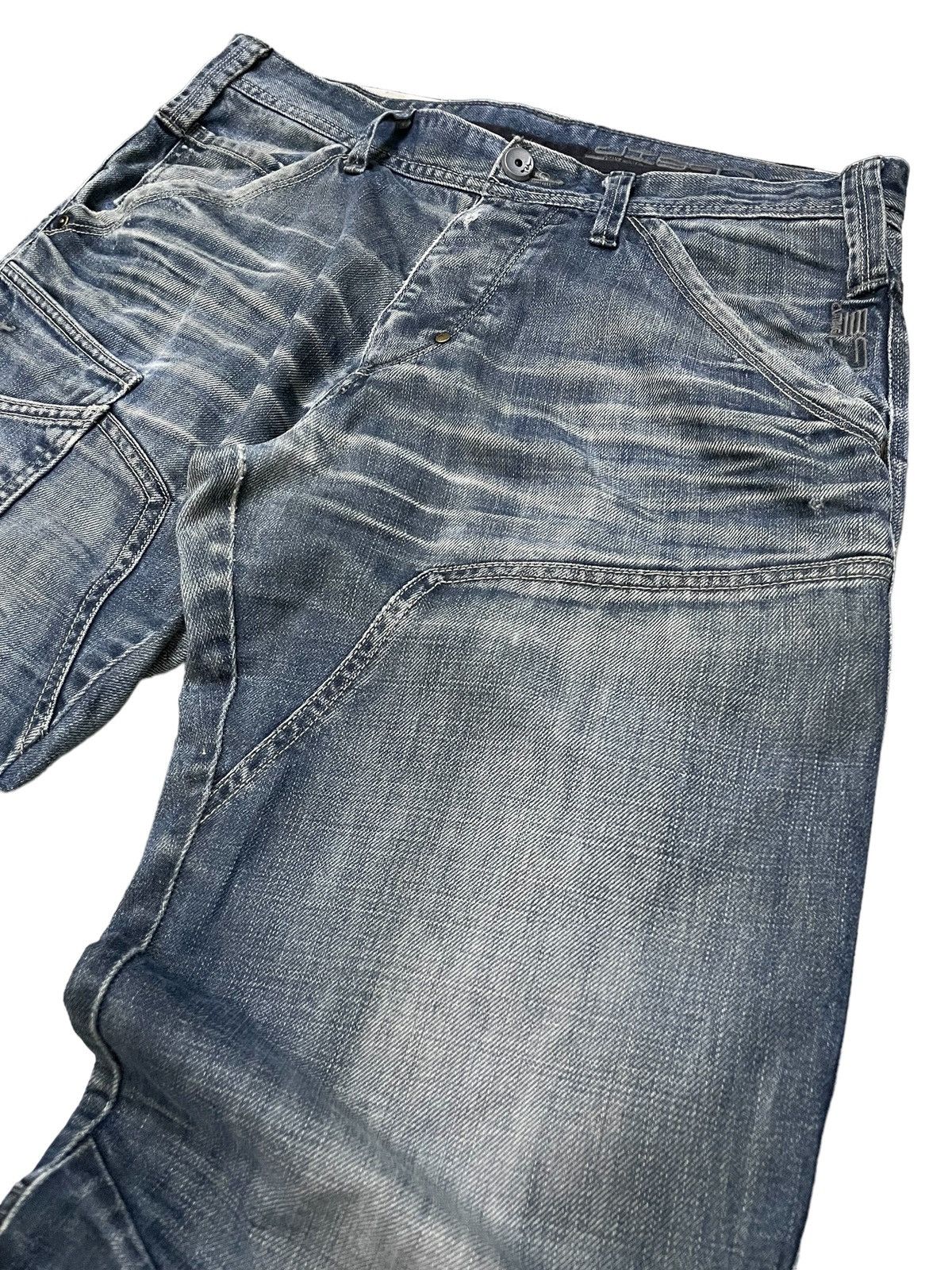 Hysteric Glamour × JNCO × Jack & Jones Vintage Jack & Jones Double Knee Baggy Loose Jeans Size US 34 / EU 50 - 7 Thumbnail