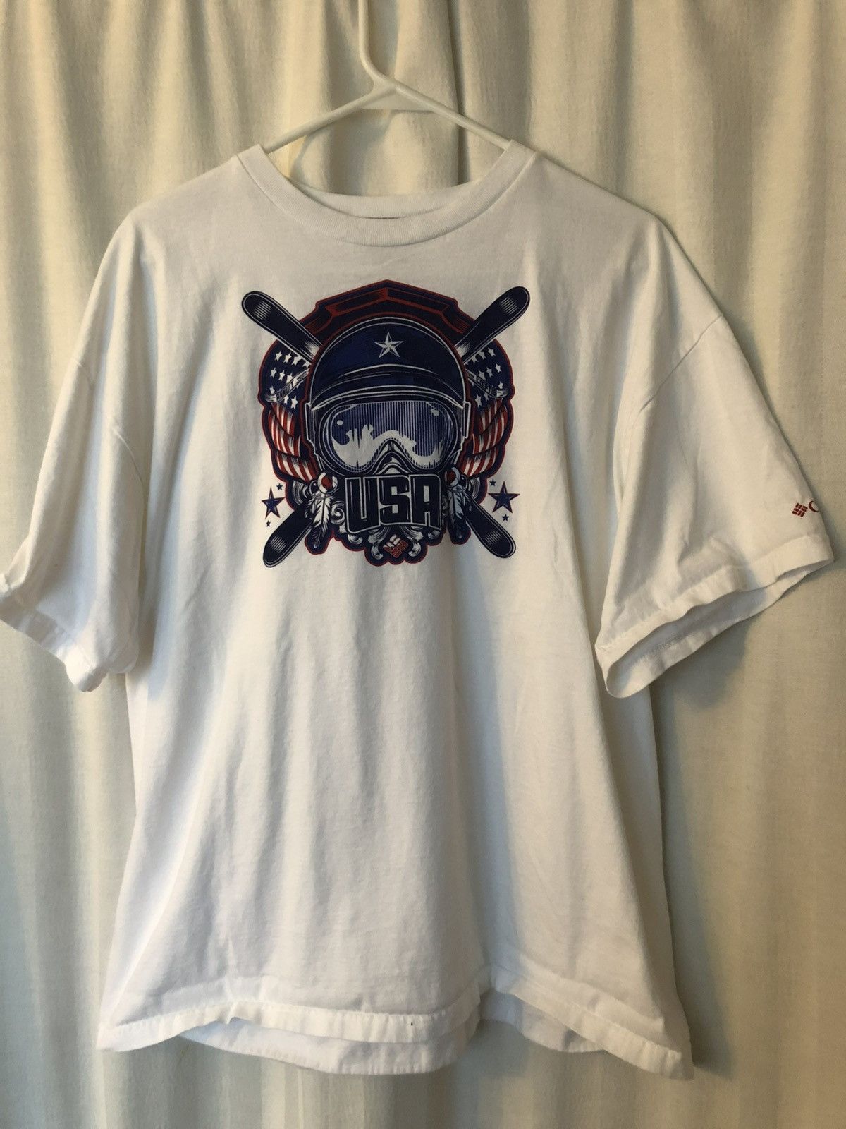 Columbia Tee: columbia Millenium Flash USA mens Freestyle Ski team xl Size US XL / EU 56 / 4 - 1 Thumbnail