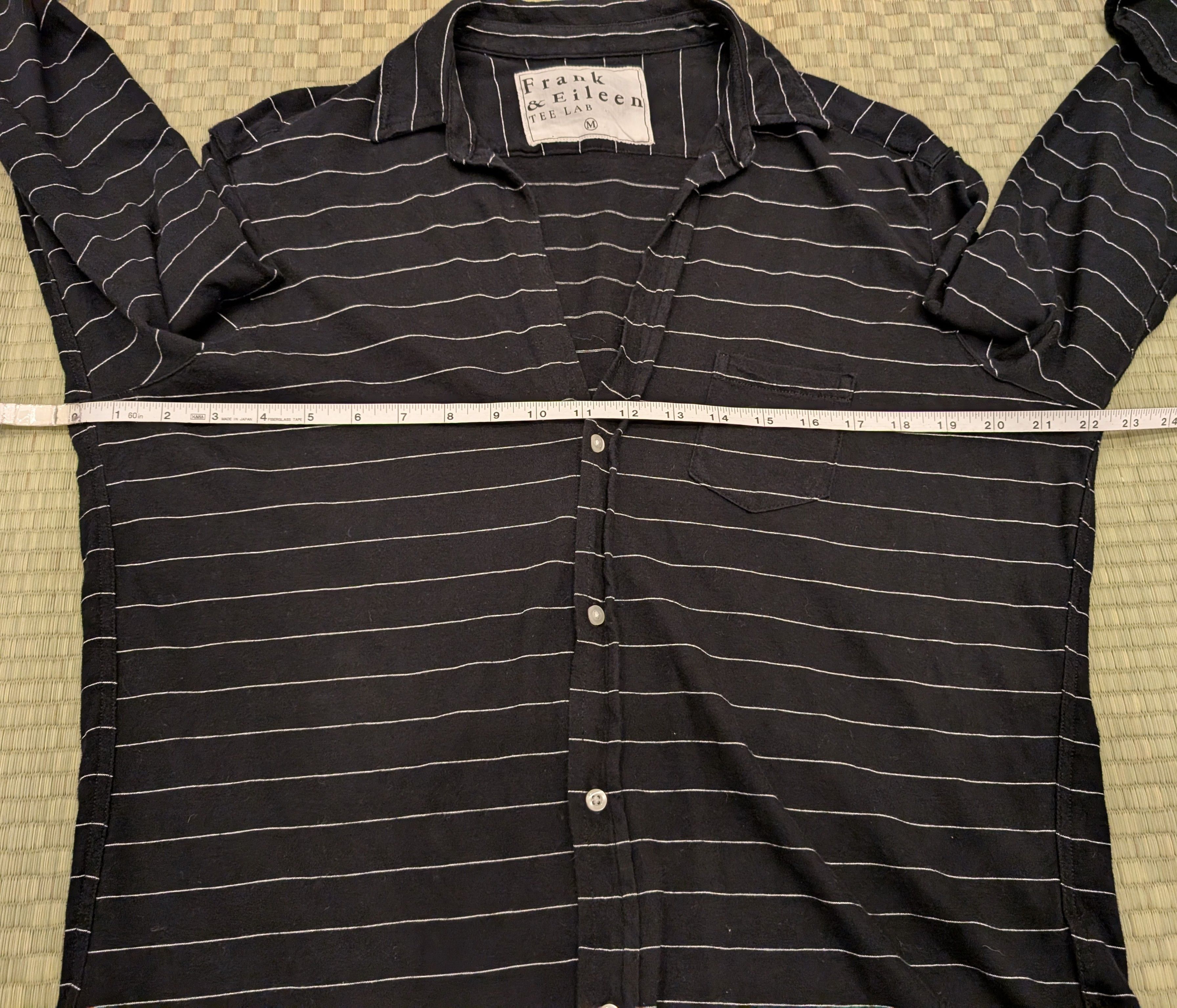 Frank & Eileen Frank & Eileen x Tee Lab Button Up Shirt Striped Made in USA Size M / US 6-8 / IT 42-44 - 5 Thumbnail