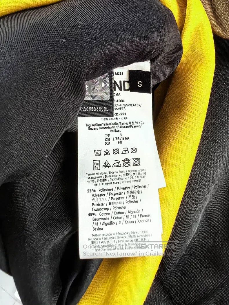 Fendi Fendi Men's zippered color-blocked hooded coat Size US S / EU 44-46 / 1 - 5 Thumbnail