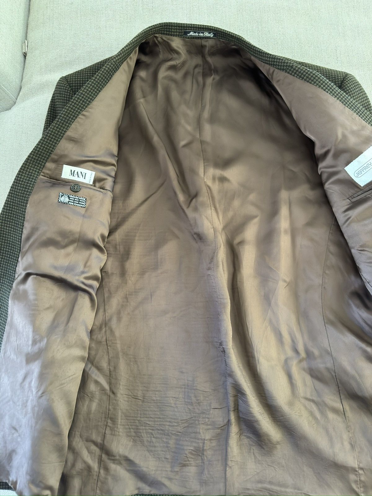 Giorgio Armani MANI BY GIORGIO ARMANI DB 6/1 Peak Lapel Wool Jacket 44R Size 44R - 14 Thumbnail