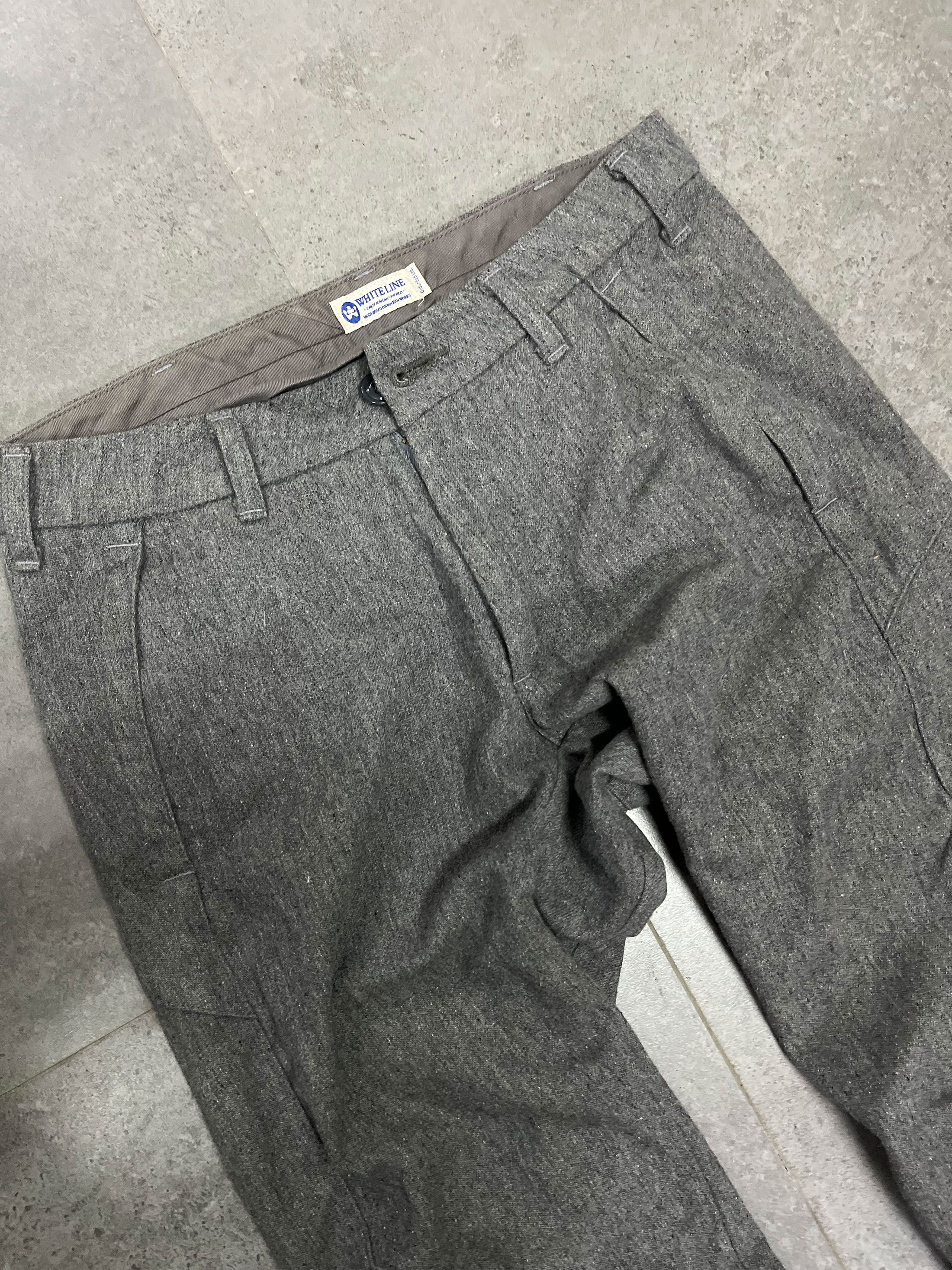 Craftsman × Designer × Japanese Brand White Line Japan Knee Ankle Pant Salt Pepper Size US 32 / EU 48 - 4 Thumbnail