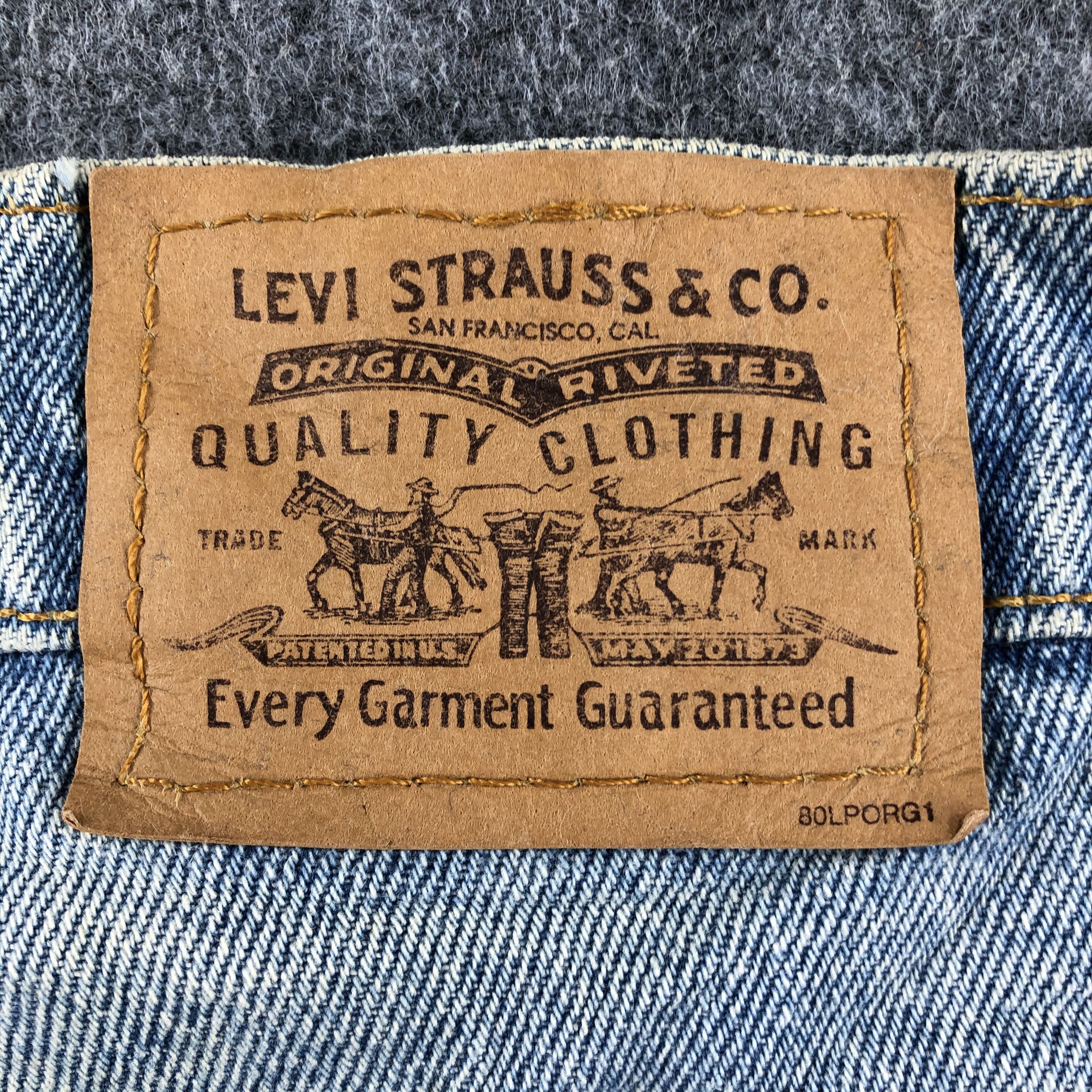 Levi's 90s Vintage Light Wash Levis Jeans-J2644 Size US 43 - 5 Thumbnail