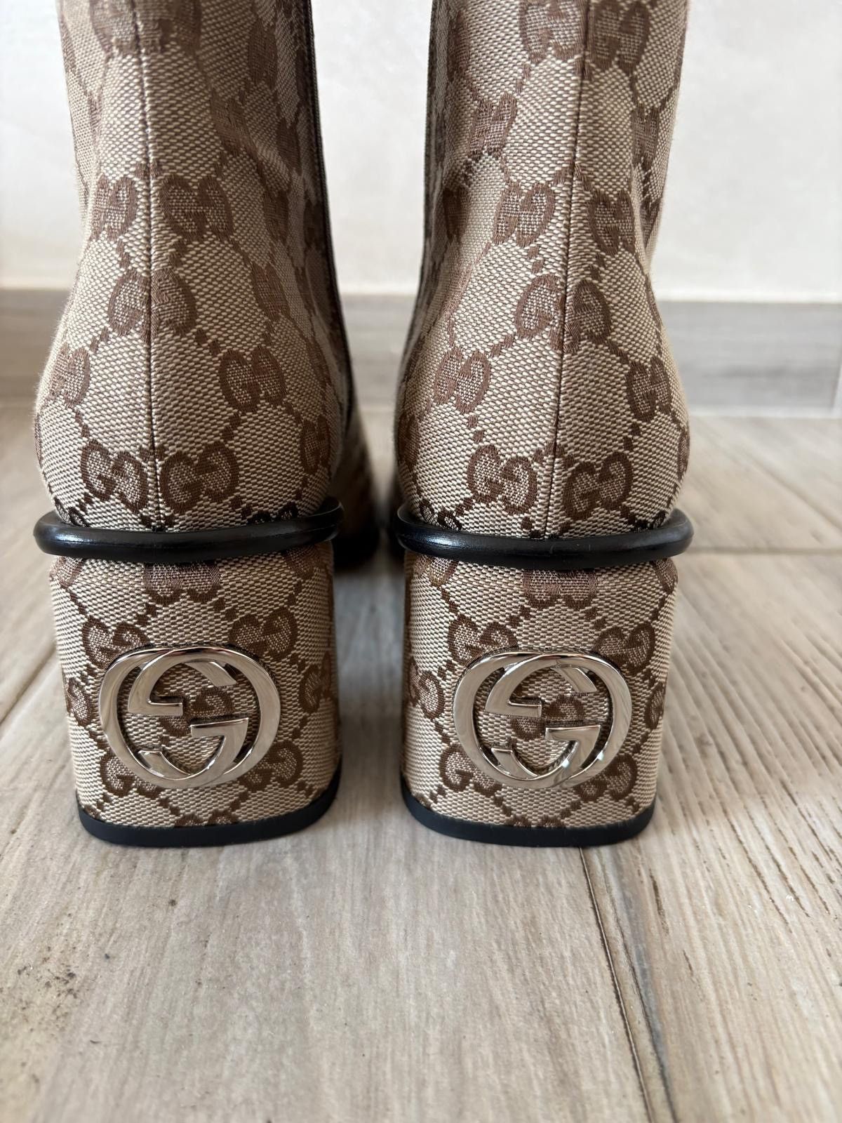 Gucci Gucci GG Supreme Canvas Knee Hight Boots Size US 11 / IT 41 - 5 Thumbnail