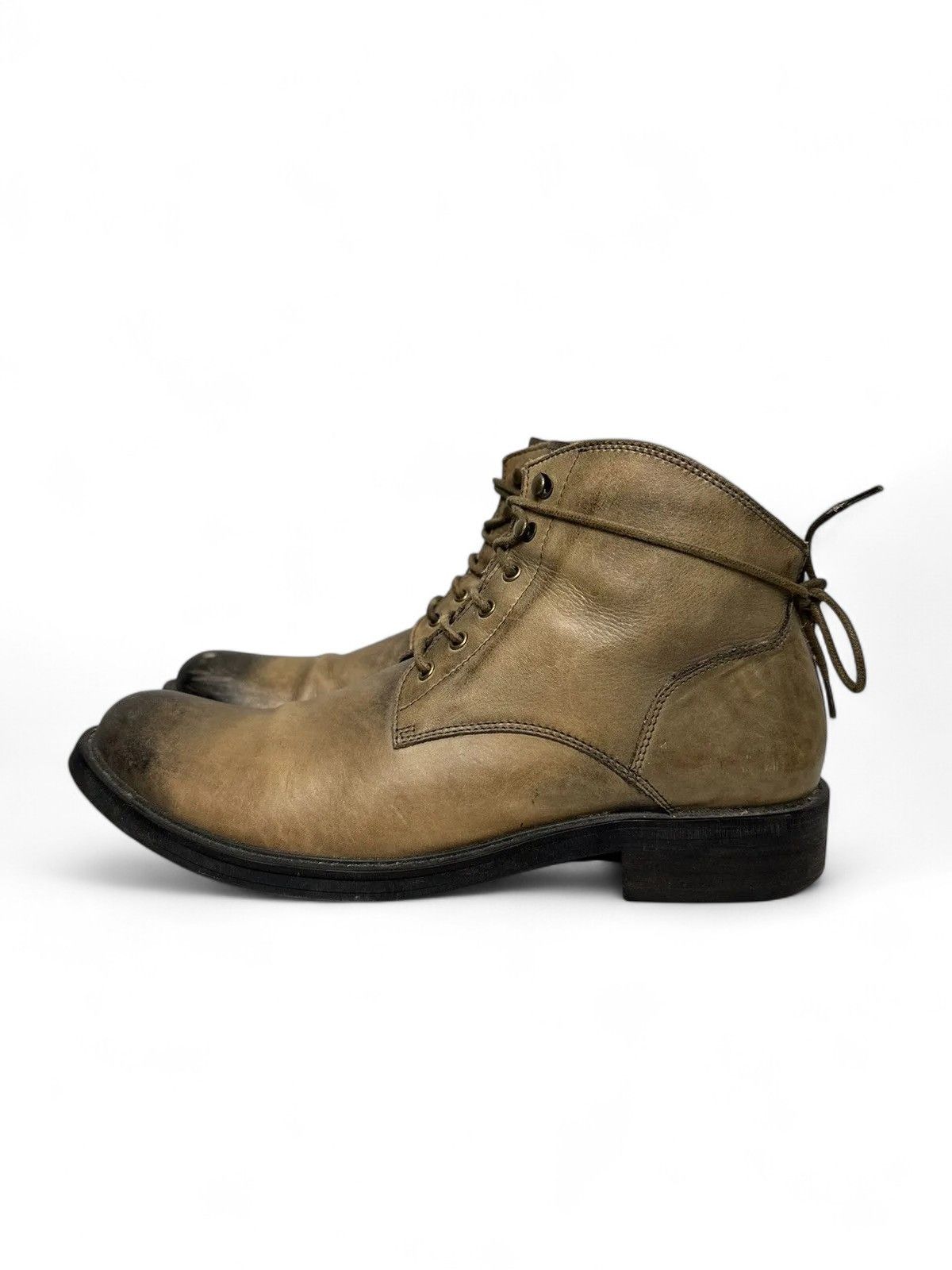 Leather Leather Boots AvantGarde AS 98 HandMade Italy Rare GOA Size US 9 / EU 42 - 2 Thumbnail