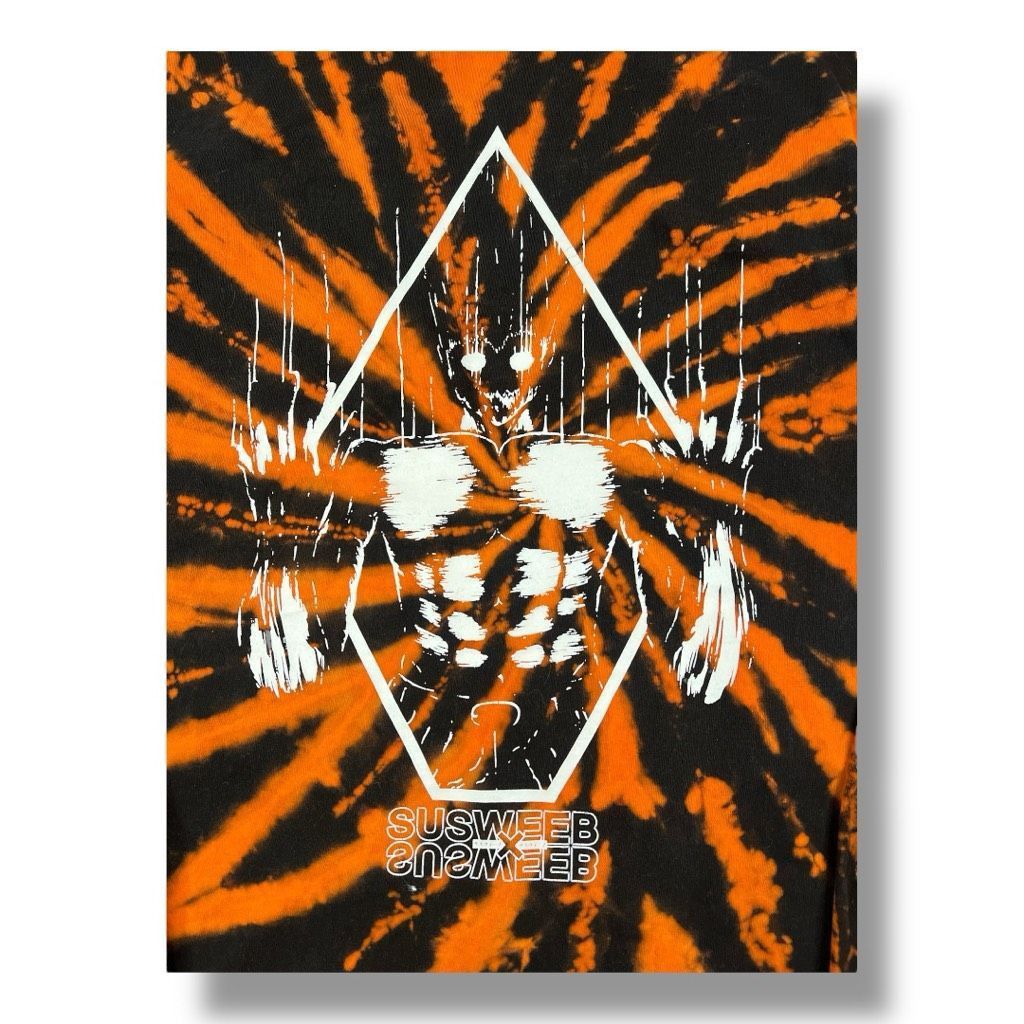 Other Susweeb Anime Tie Dye Orange Black T-Shirt Size Extra Extra Size US XXL / EU 58 / 5 - 3 Thumbnail