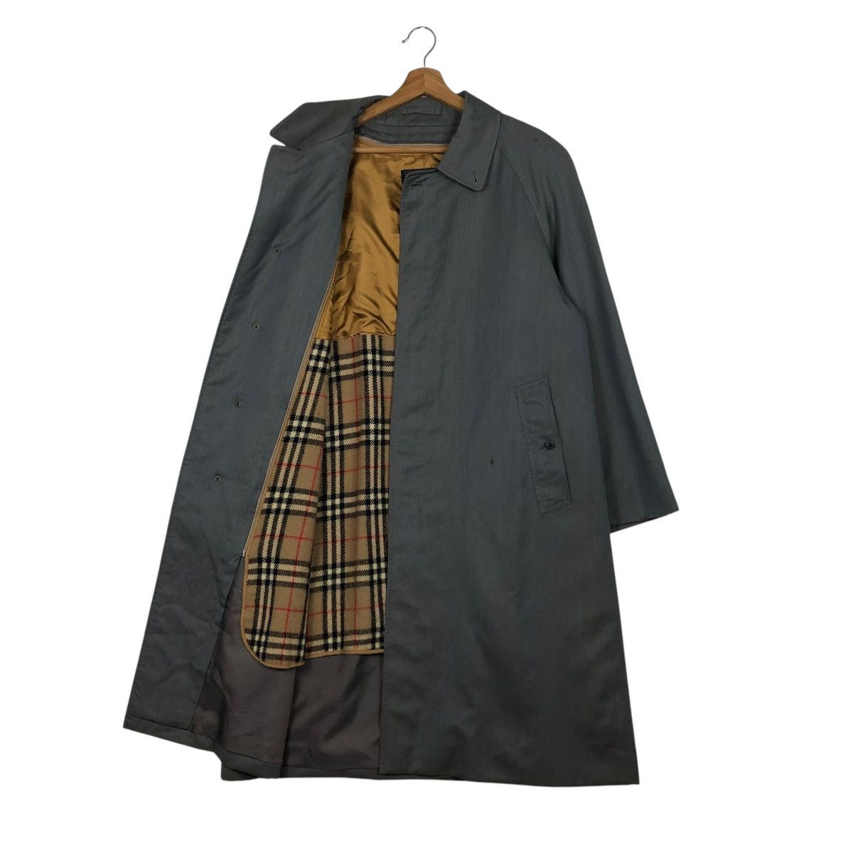 🔥VINTAGE LONG JACKET BURBERRYS NOVA CHECK BLANKET