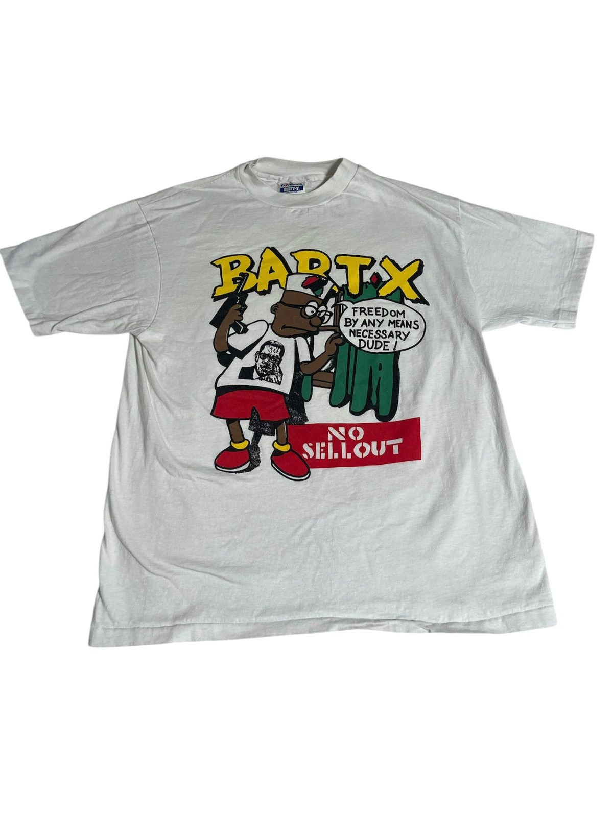Vintage Vintage Simpsons Bart X bootleg Size US L / EU 52-54 / 3 - 1 Thumbnail