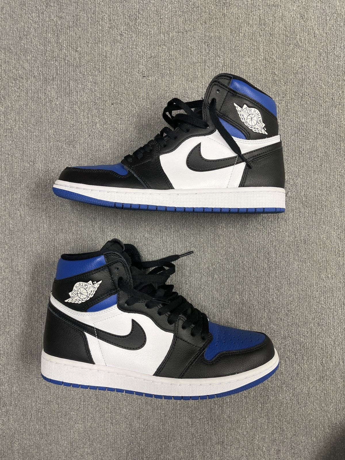 Jordan Brand Jordan 1 Retro High Royal Toe Size US 9 / EU 42 - 1 Thumbnail