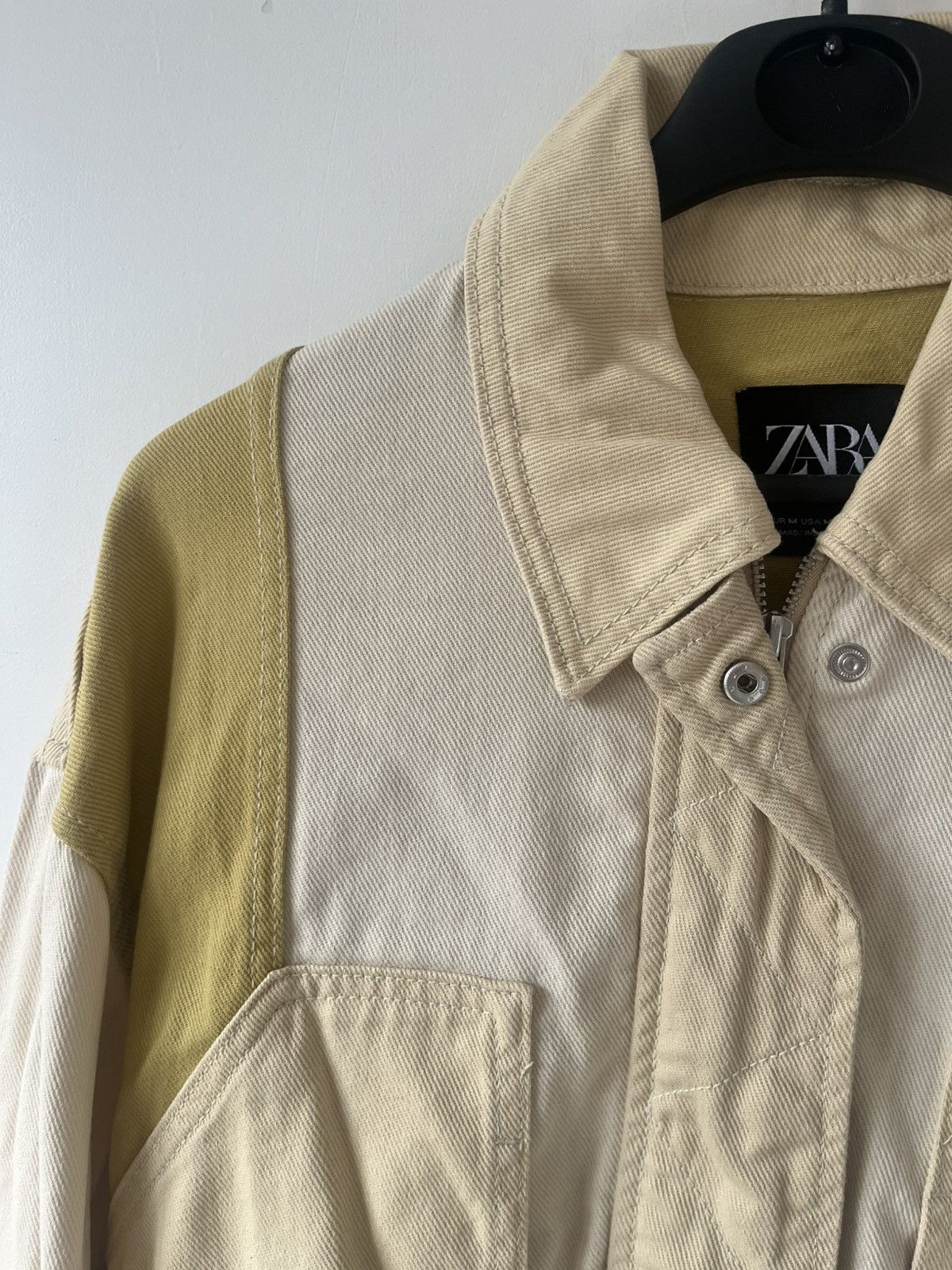 Zara Jacket veste en jeans denim Size S / US 4 / IT 40 - 2 Thumbnail