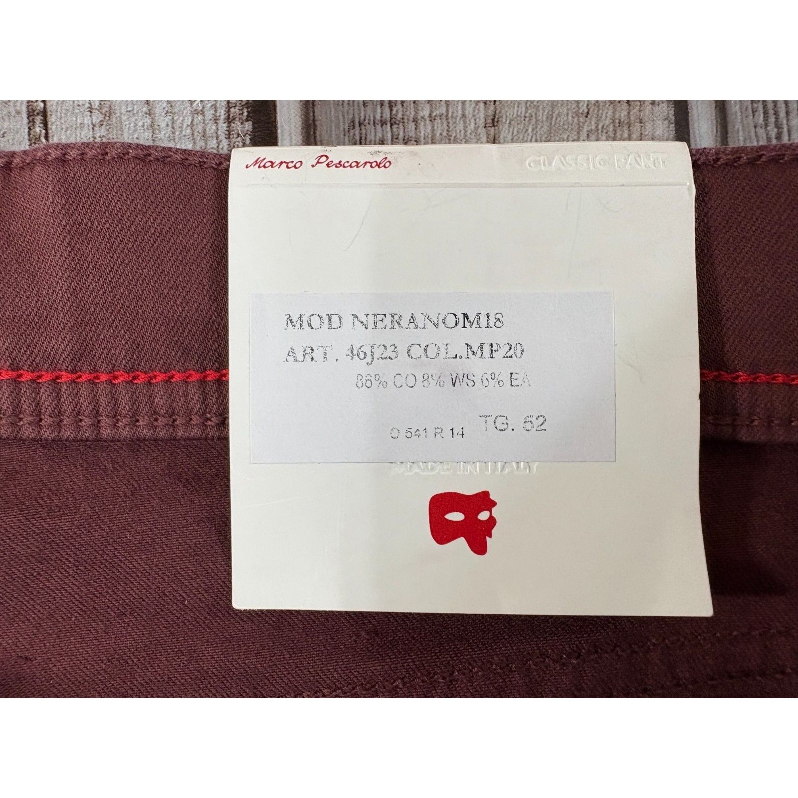 Marco Pescarolo Marco Pescarolo Napoli Nerano M18 5-Pocket Chino Pants sz EU Size US 35 - 4 Thumbnail