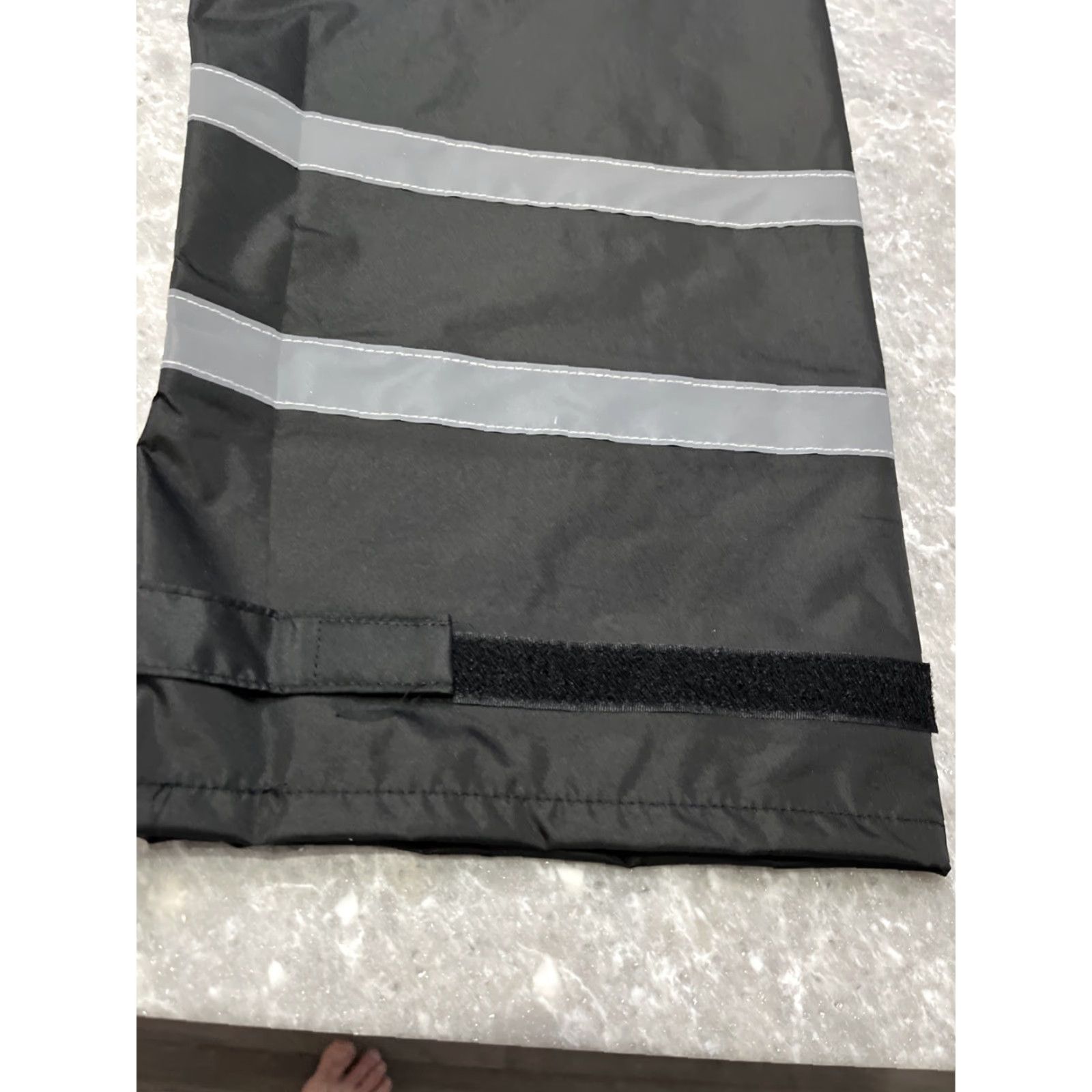 Vintage Saphirose Rain Pants Mens XL Black High Visibility Reflective Work Lightweight Pants Size US 36 / EU 52 - 8 Thumbnail