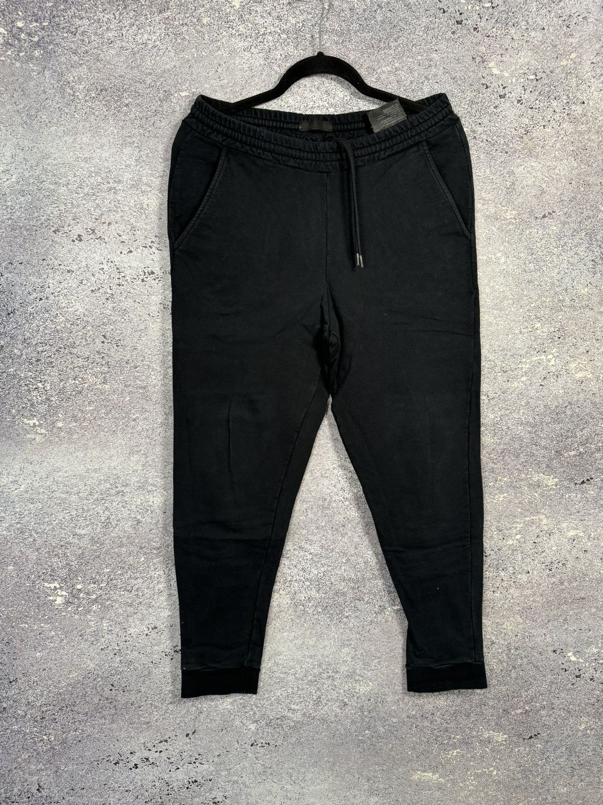 Prada Prada Sport Cotton Sweatpants Joggers Black Red Logo