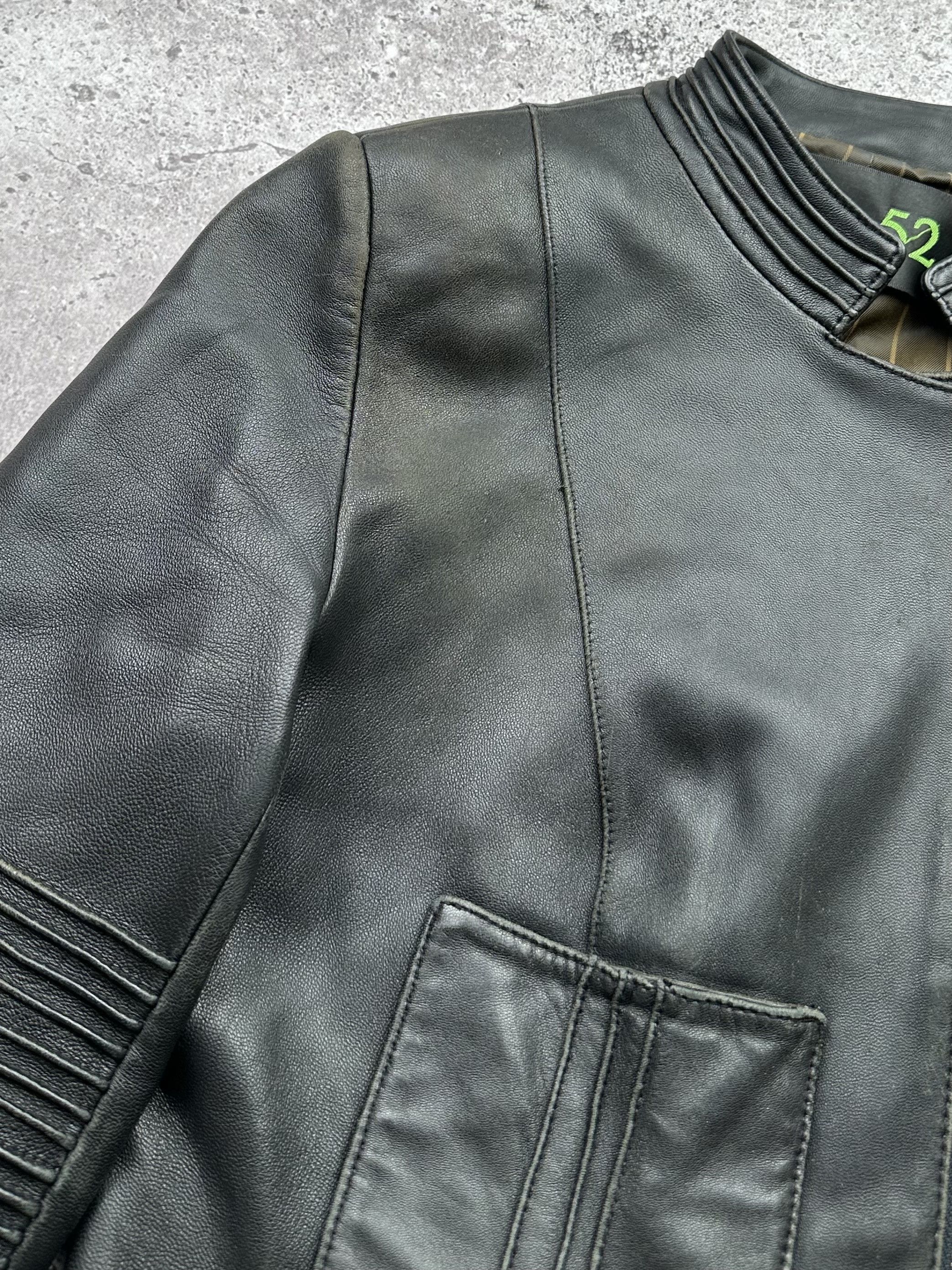 Japanese Brand Vintage Bondage Leather Jacket C422(V60)(E8) Size XS / US 0-2 / IT 36-38 - 4 Thumbnail