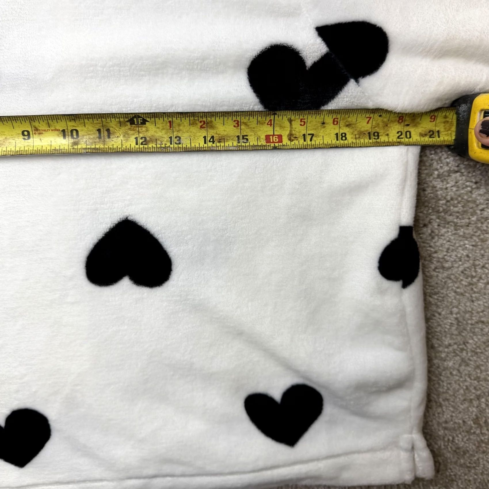 Loft LOFT Sweater Womens Medium White Crew Neck Fleece Heart Print Pullover Size M / US 6-8 / IT 42-44 - 7 Thumbnail
