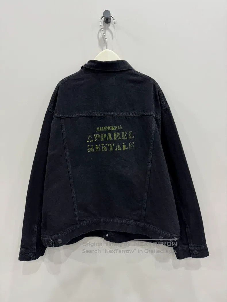 Balenciaga Balenciaga Black and yellow checkered denim jacket Size US XS / EU 42 / 0 - 2 Thumbnail