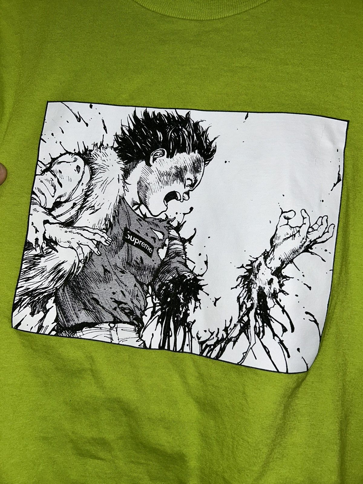 Supreme Supreme AKIRA Arm Tee Lime FW17 size Medium VNDS Size US M / EU 48-50 / 2 - 3 Thumbnail