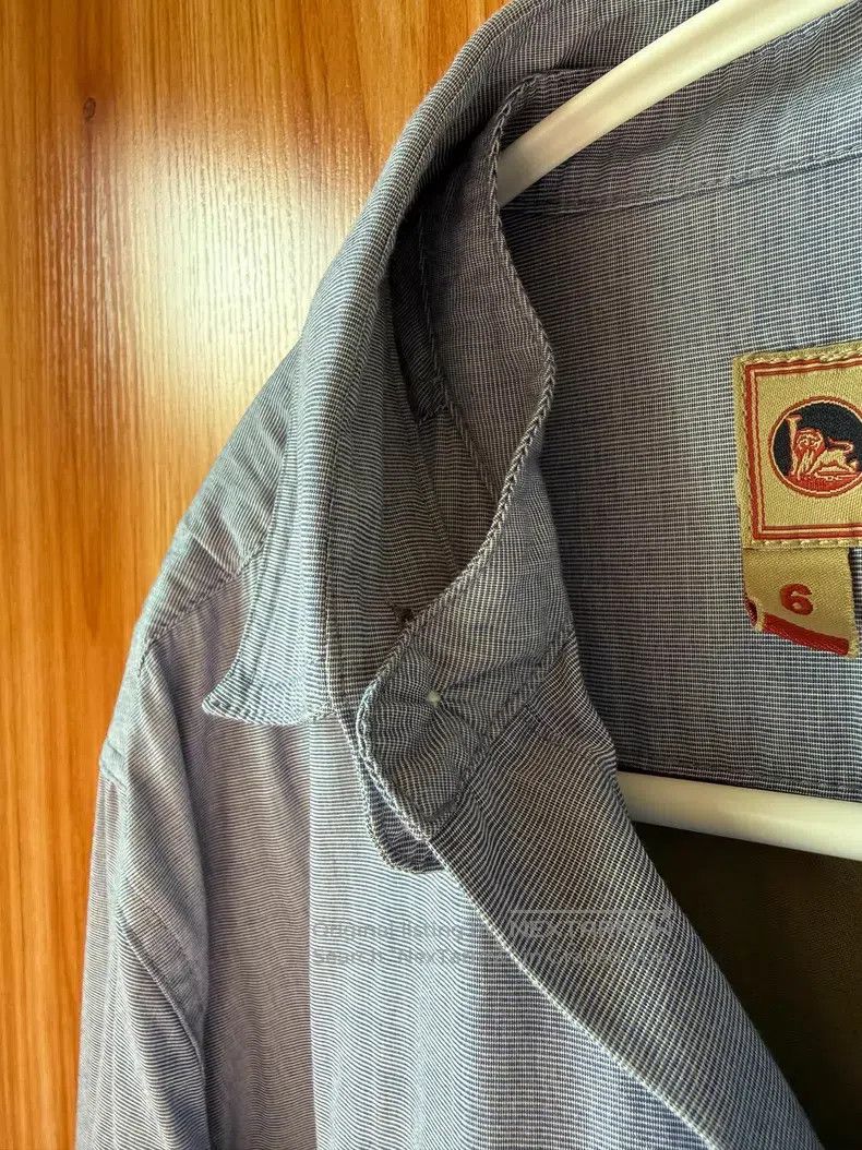 Nigel Cabourn Nigel Cabourn size 6 Blue Shirt Size US XXL / EU 58 / 5 - 4 Thumbnail