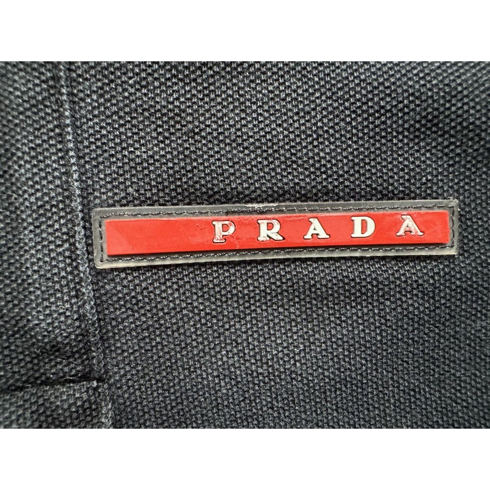 Prada Prada Linea Rossa Red Tab Tipped Polo Shirt Size US S / EU 44-46 / 1 - 3 Thumbnail