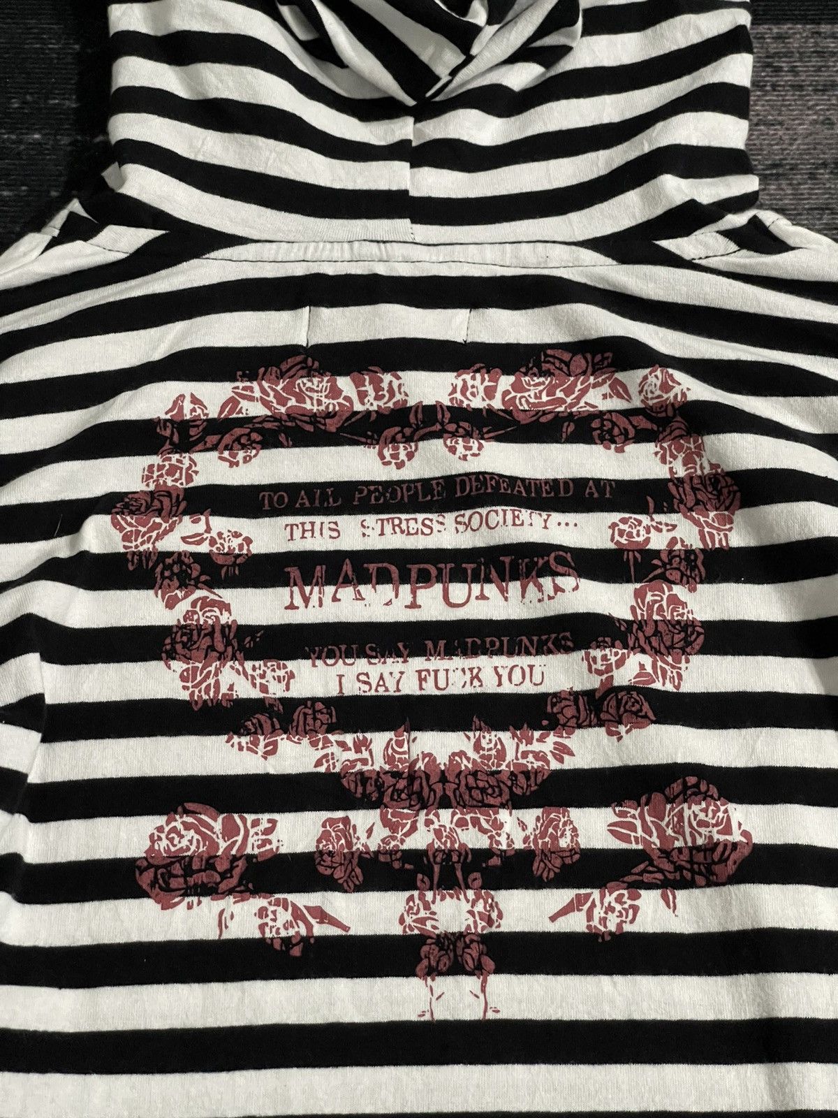 Japanese Brand 📌Binding Offer📌Vintage Mad Punk Girl Longsleeve Hoodie Size M / US 6-8 / IT 42-44 - 14 Thumbnail