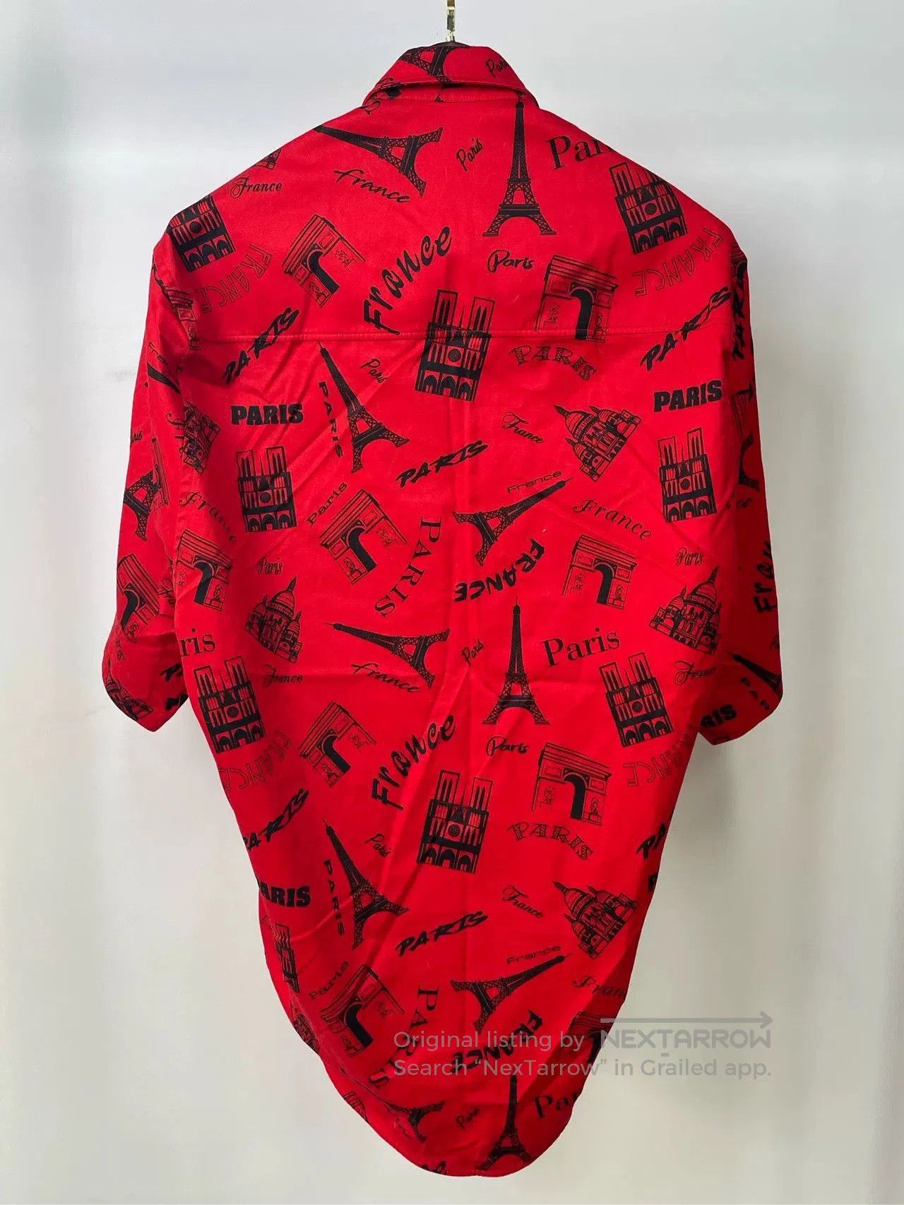 Balenciaga balenciaga red eiffel tower shirt. Size US M / EU 48-50 / 2 - 2 Thumbnail