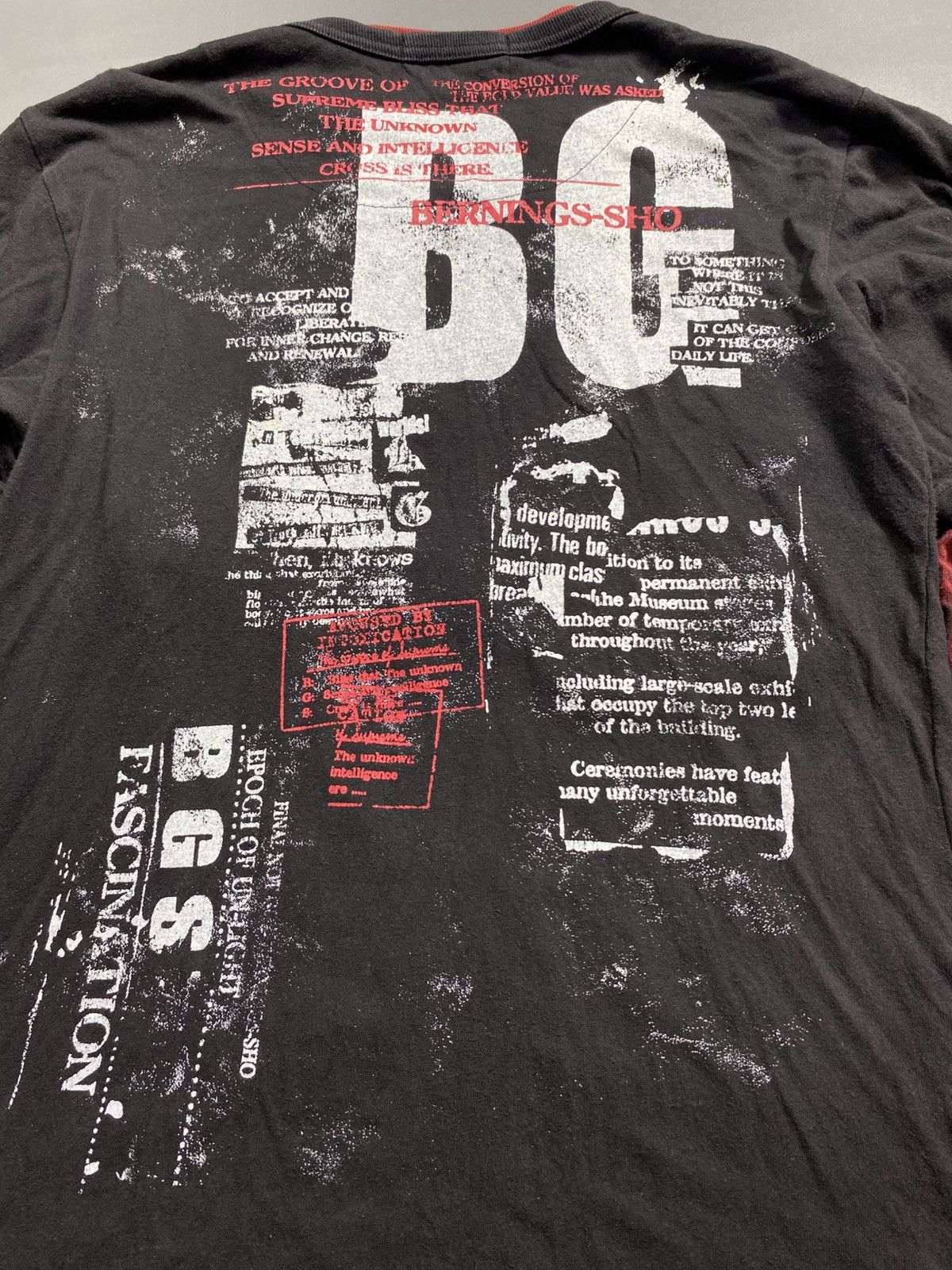 Japanese Brand BerningsSho Punk Style Double layer Longsleeve Size US L / EU 52-54 / 3 - 6 Thumbnail