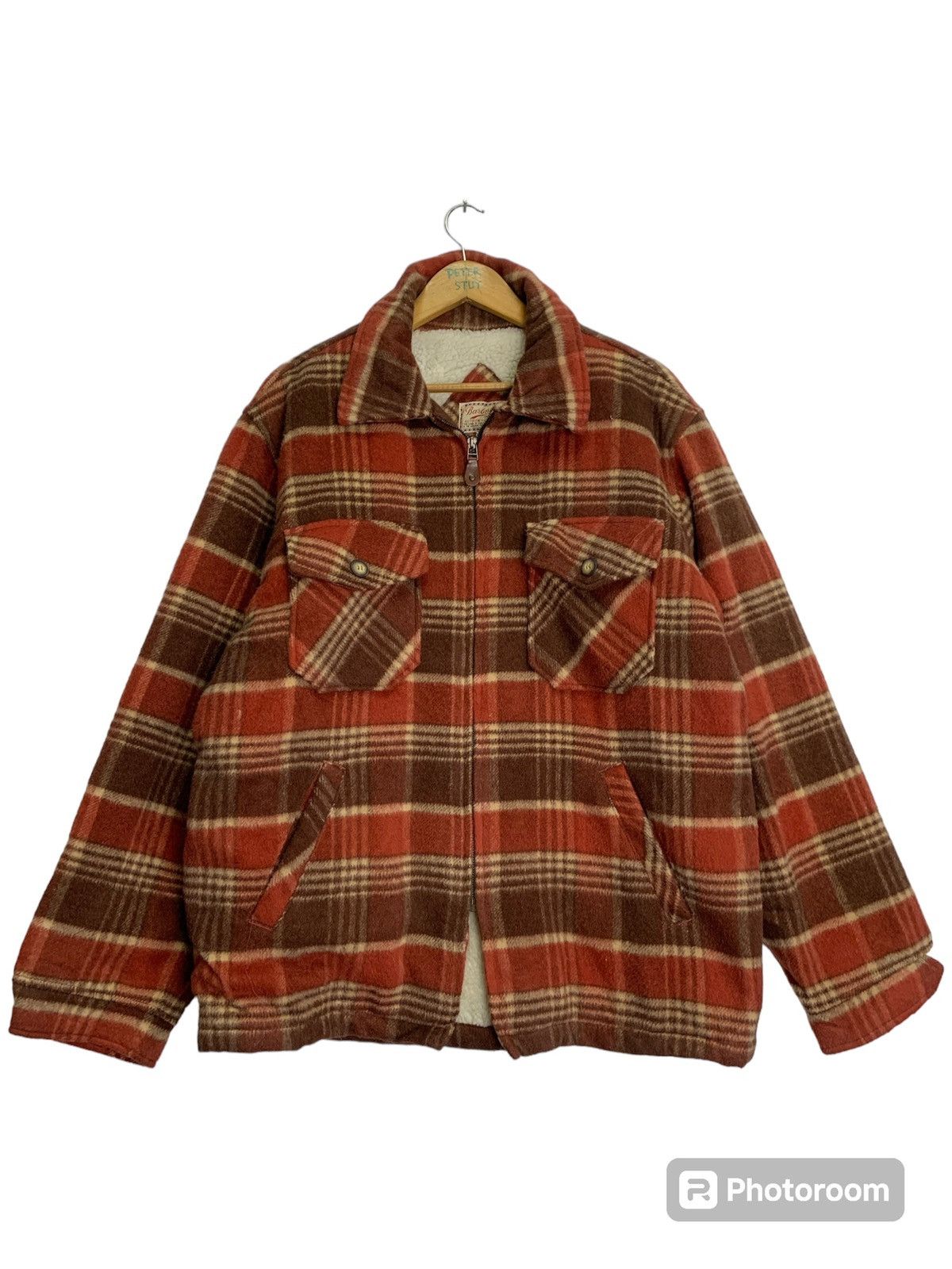 Flannel × Japanese Brand × Vintage Vintage Baranet Buttons Jacket Size US L / EU 52-54 / 3 - 1 Thumbnail