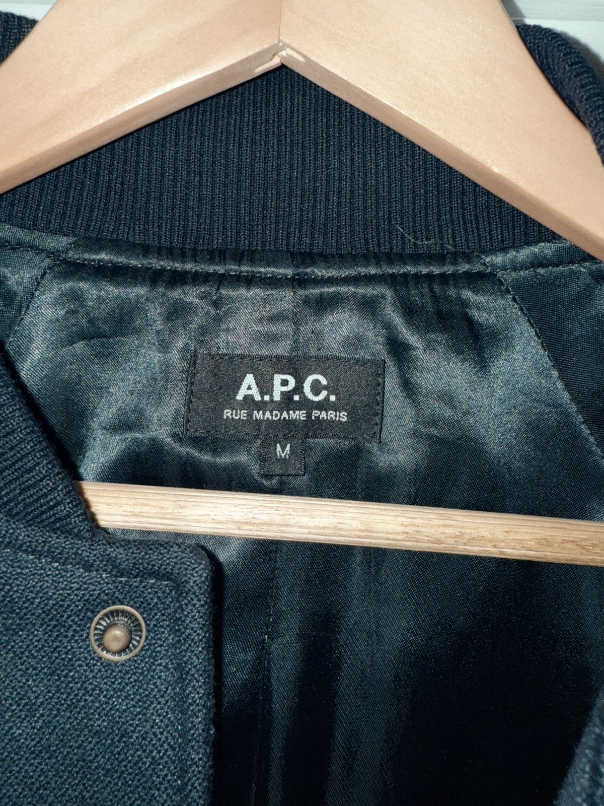 A.P.C. A.P.C. Navy Varsity Jacket Size US M / EU 48-50 / 2 - 5 Thumbnail