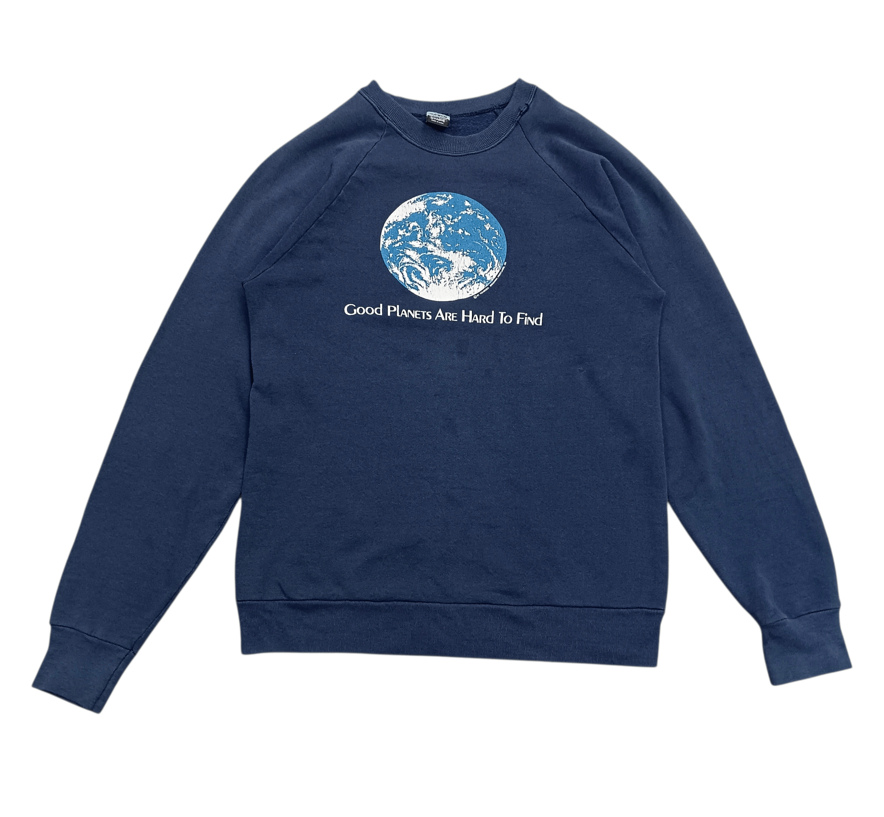 Art Comes First Vintage 80s Good Planets Are Hard To Find Grunge Sweatshirt Size US M / EU 48-50 / 2 - 1 Thumbnail