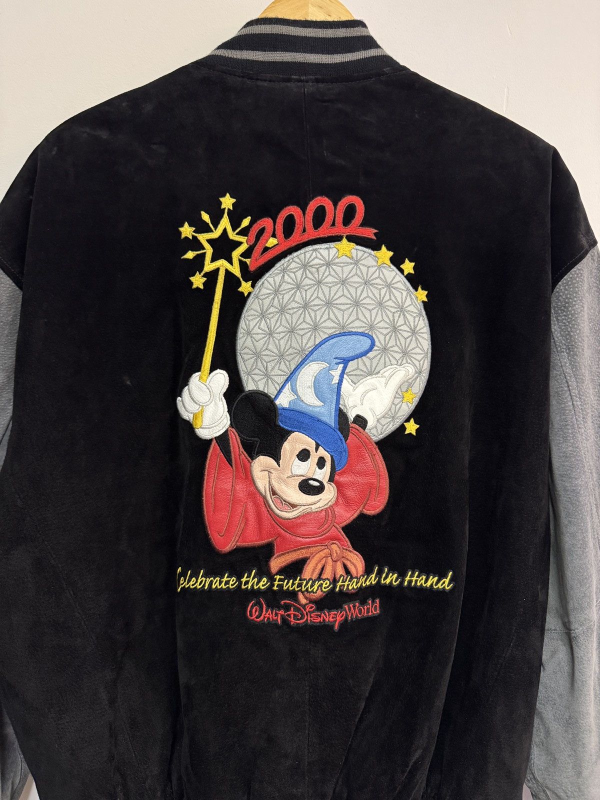 Disney 2000 Disney wool/suede varsity jacket Size US L / EU 52-54 / 3 - 5 Thumbnail