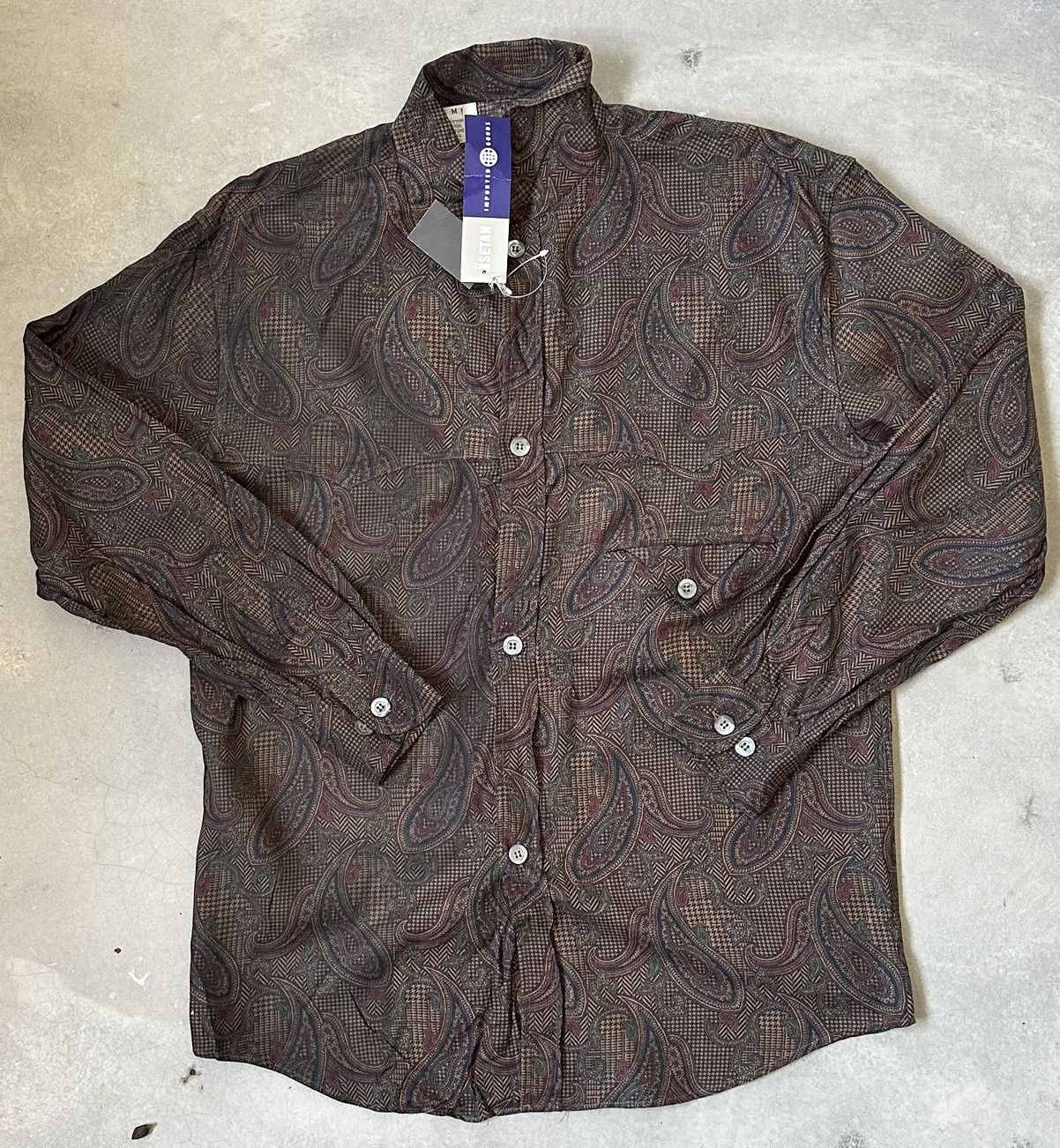 Japanese Brand VINTAGE ZAGATO MILANO PAISLEY SHIRT Size US M / EU 48-50 / 2 - 1 Thumbnail