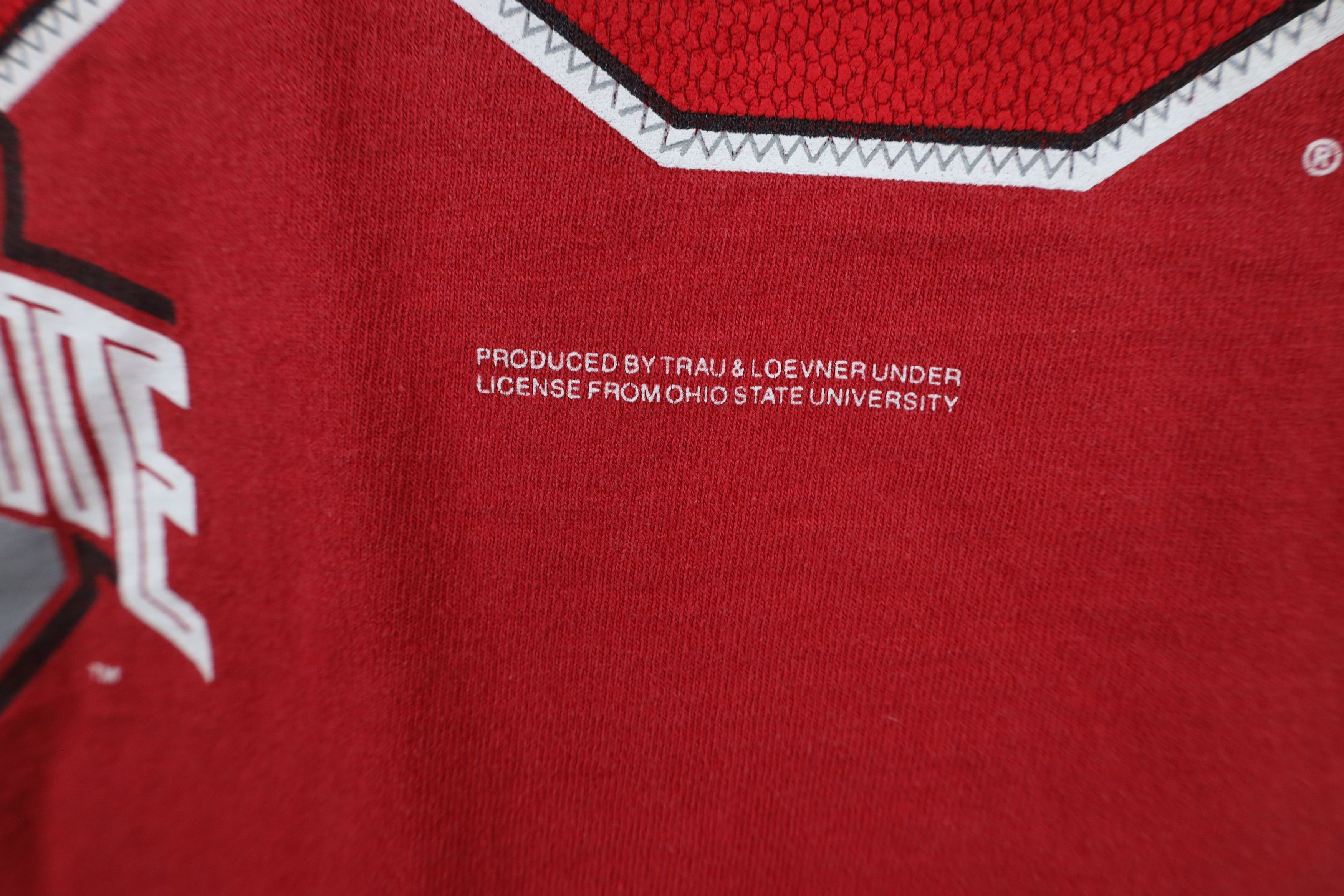 Vintage Vintage 90s Ohio State University Tank Top T-Shirt Red Size US L / EU 52-54 / 3 - 5 Thumbnail