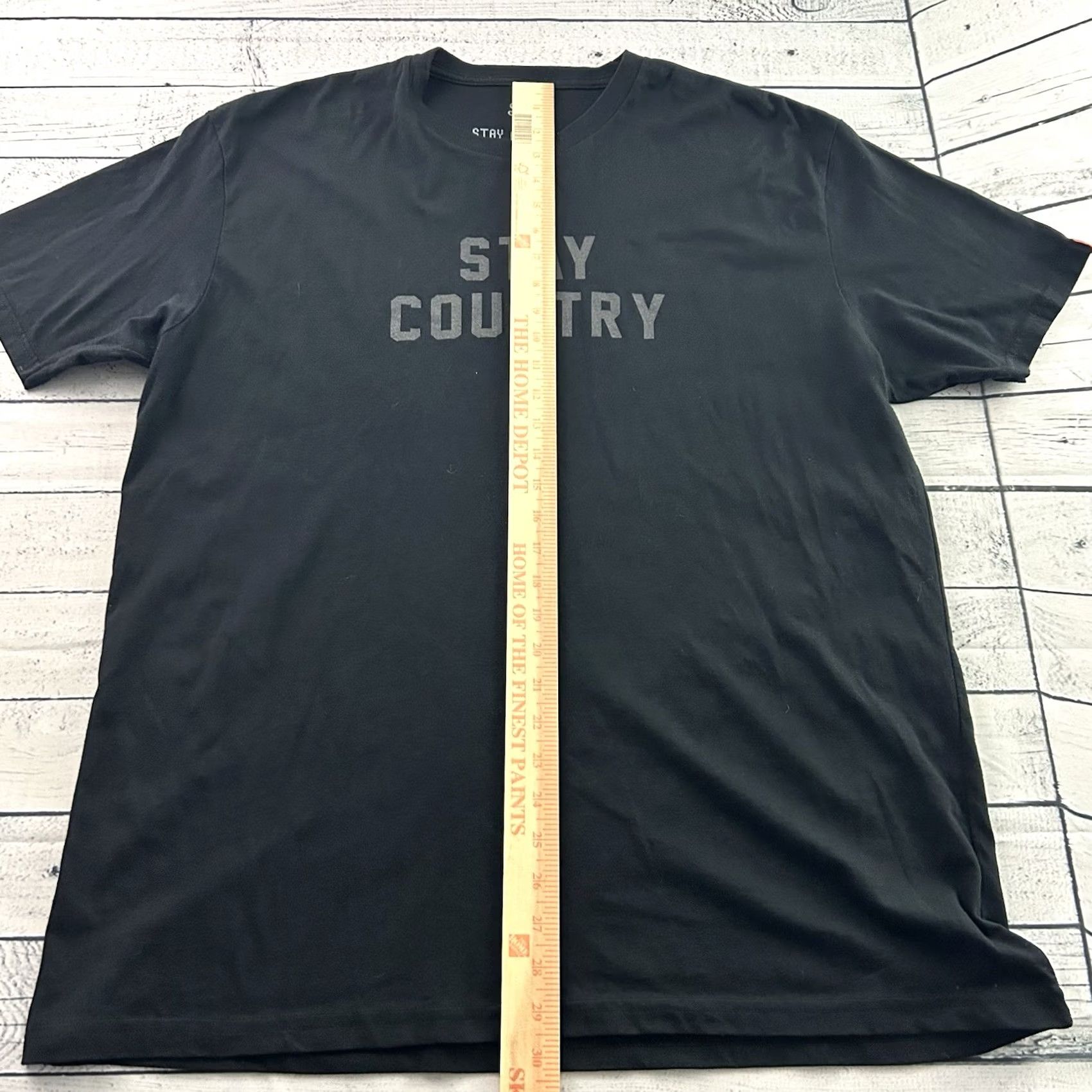 Vintage Stay Country Short Sleeve T Shirt Men's XXL Black Shirt Mens XXL Black Stay Country Shirt Short Sleeve T-Shirt Black XXLTTT Size US XXL / EU 58 / 5 - 3 Thumbnail