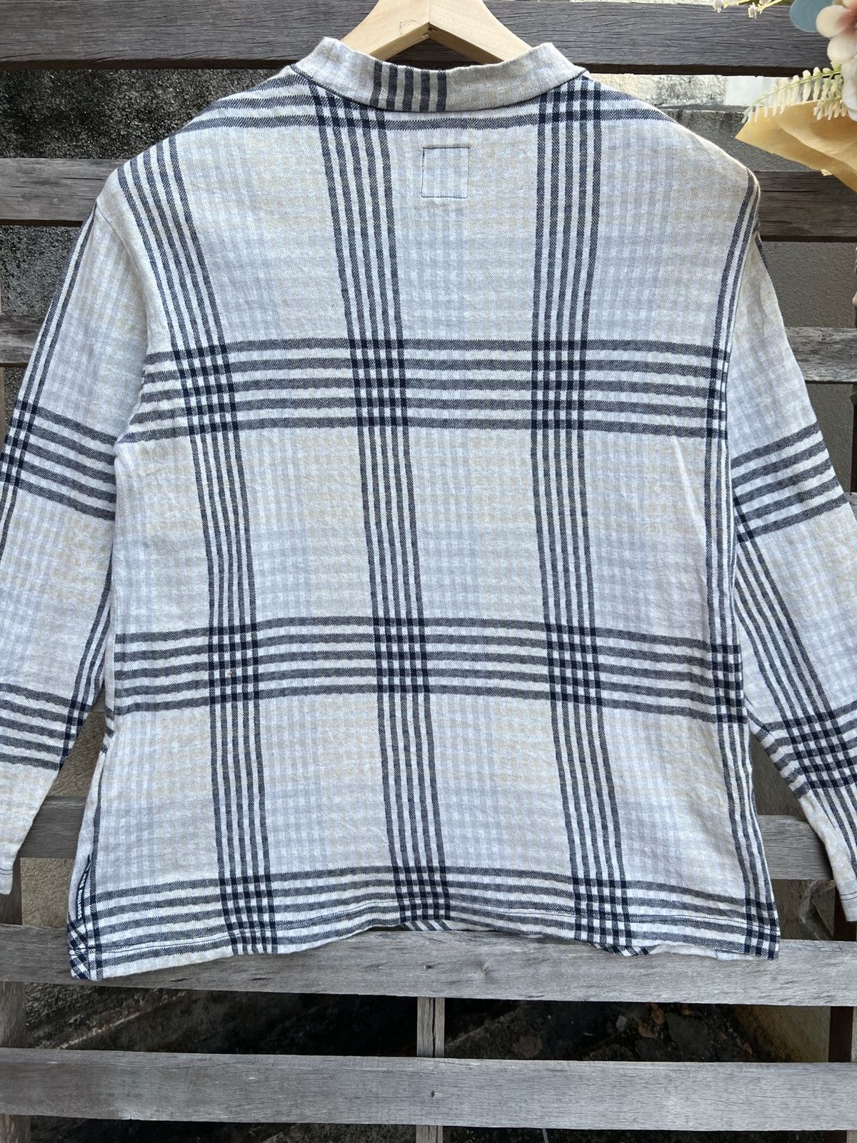 Hai Sporting Gear Hai Sporting Gear by Issey Miyake Checkered LongSleeve Shirt Size S / US 4 / IT 40 - 8 Thumbnail