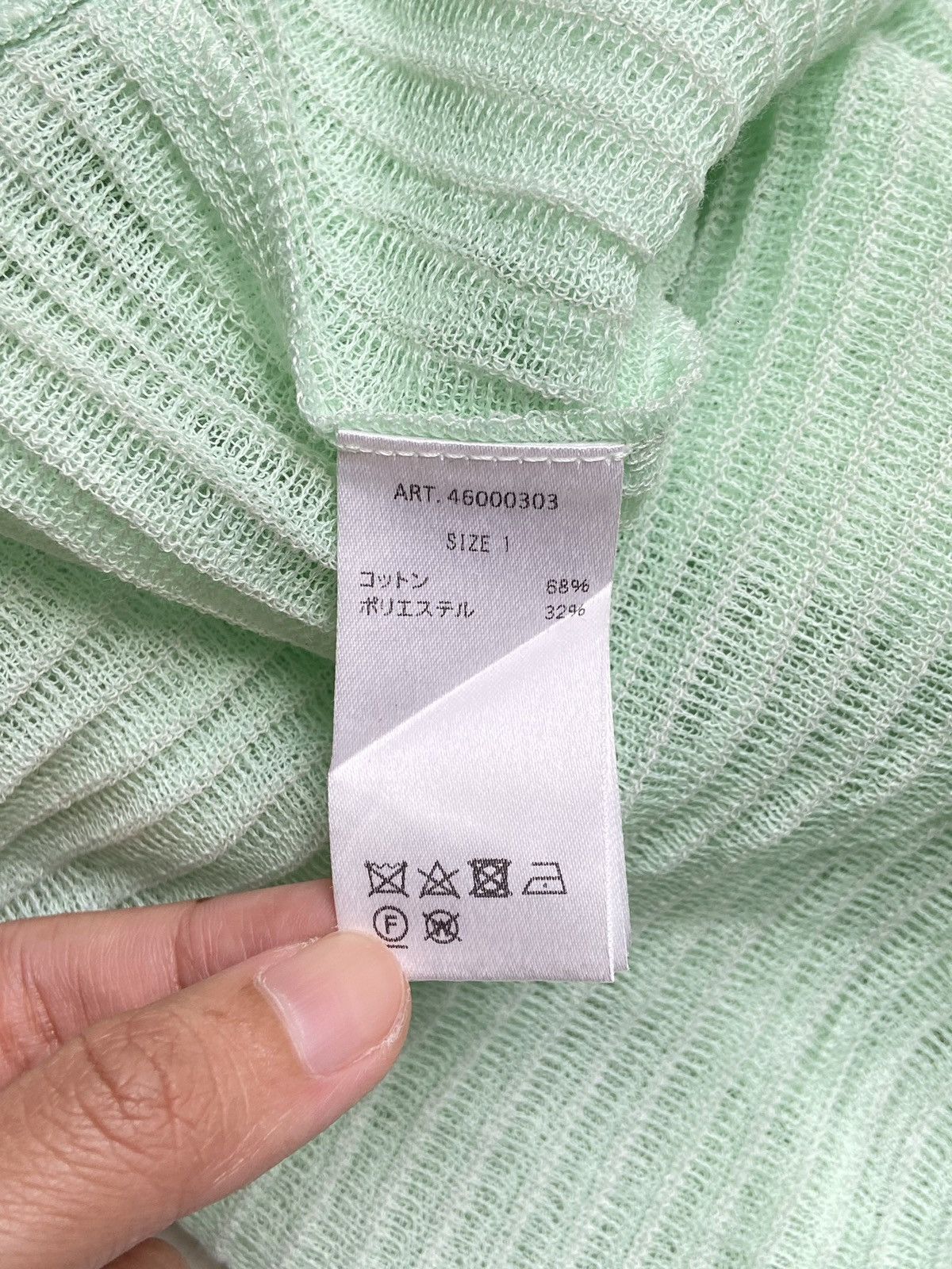 Designer × Japanese Brand LIFE WITH FLOWERS Mesh Knit T-shirt Size US XS / EU 42 / 0 - 7 Thumbnail