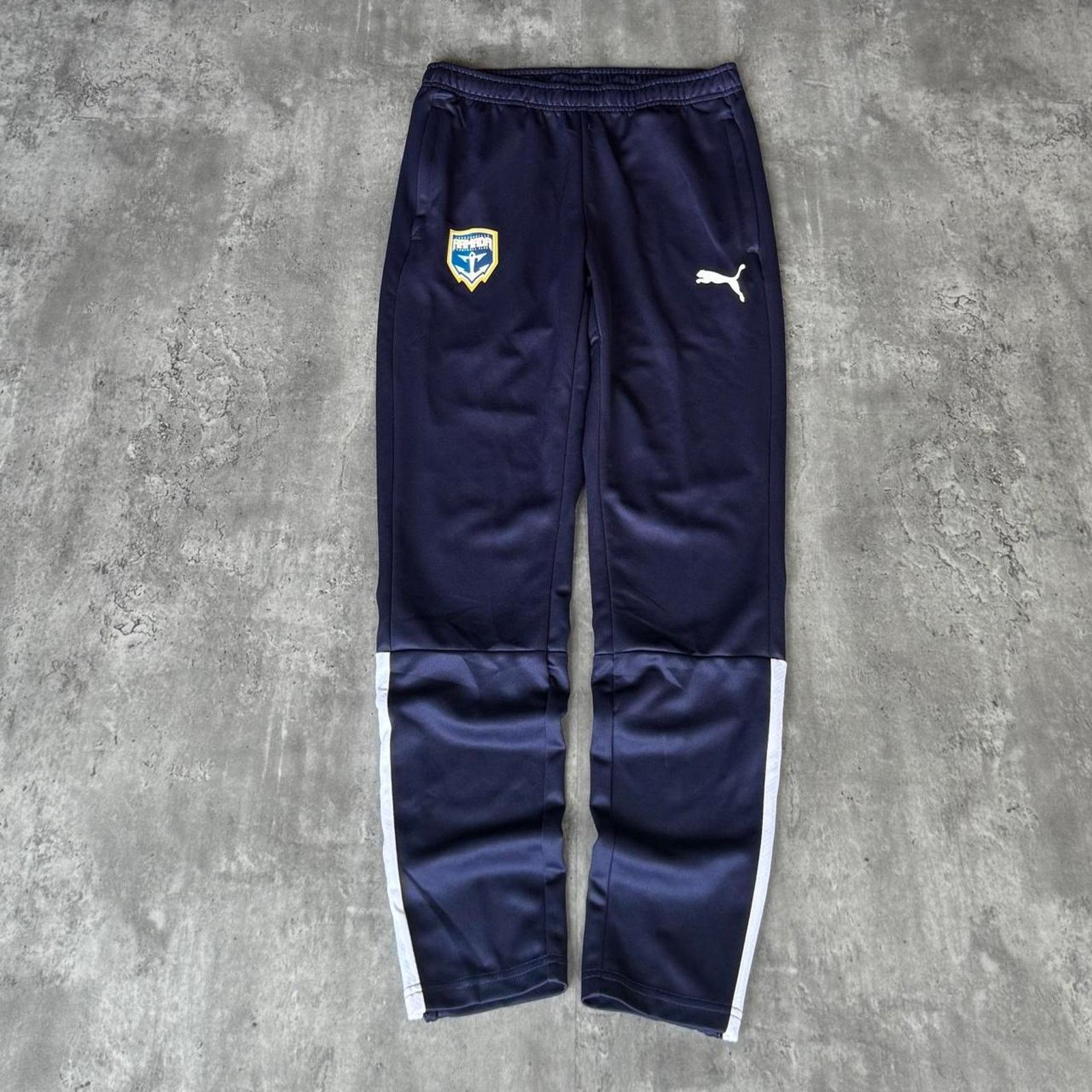 Puma × Vintage Vintage Y2K Puma Navy Blue Soccer Jogger Sweatpants Size US 28 / EU 44 - 1 Thumbnail