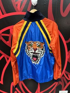 Gucci blue hotsell tiger jacket