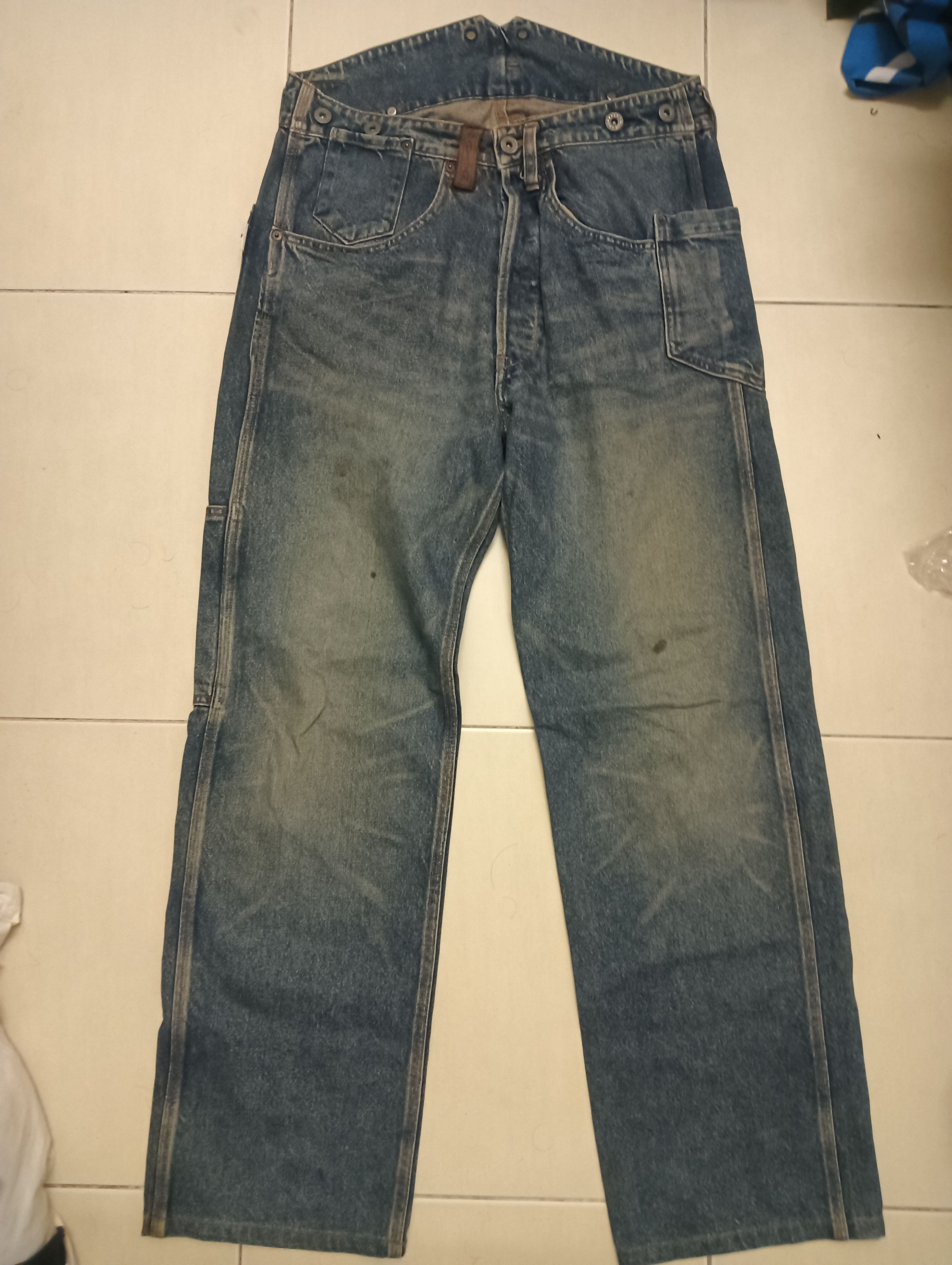 RARE Studio D-Artisan World War inspired jeans