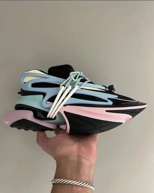 Balmain o1w1db10624 Sneakers in Blue Size US 8 / EU 41 - 2 Thumbnail