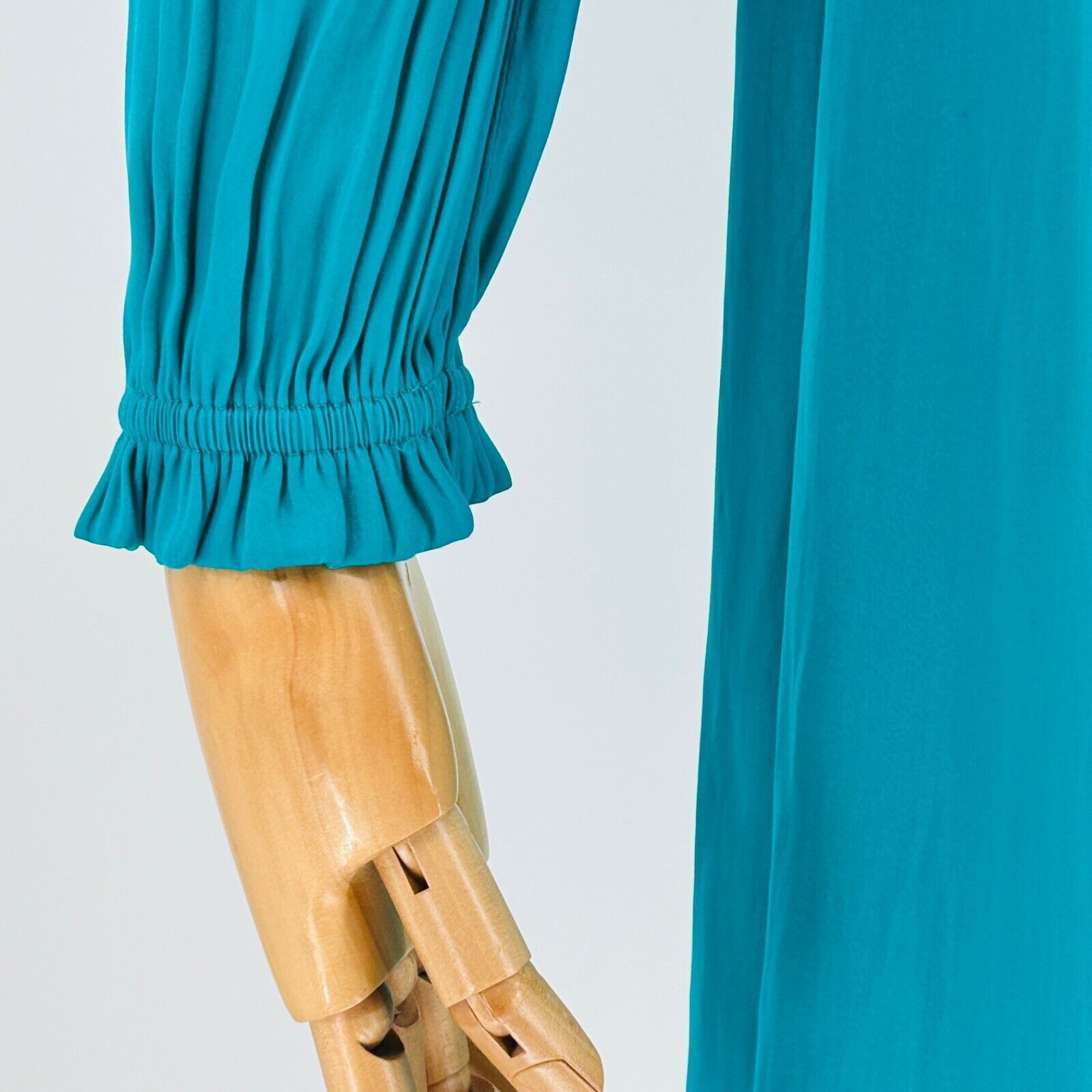 Lilly Pulitzer Lilly Pulitzer Dee Dee Blue Ruffled Long Sleeve Mini Dress Size XS / US 0-2 / IT 36-38 - 4 Thumbnail