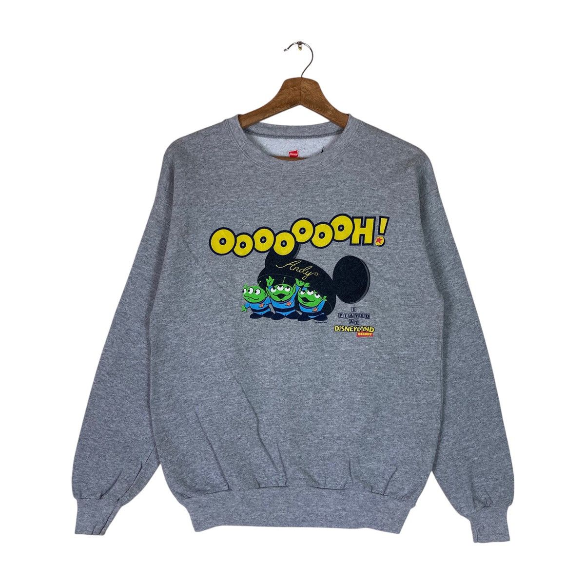 Hanes Vintage Hanes X Disney Pullover Jumper Sweatshirt Size US XXL / EU 58 / 5 - 1 Thumbnail