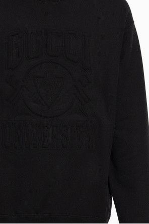 Gucci o1loc1c0925 Cotton Jersey Sweatshirt With Embroidery Black Size US XS / EU 42 / 0 - 4 Thumbnail