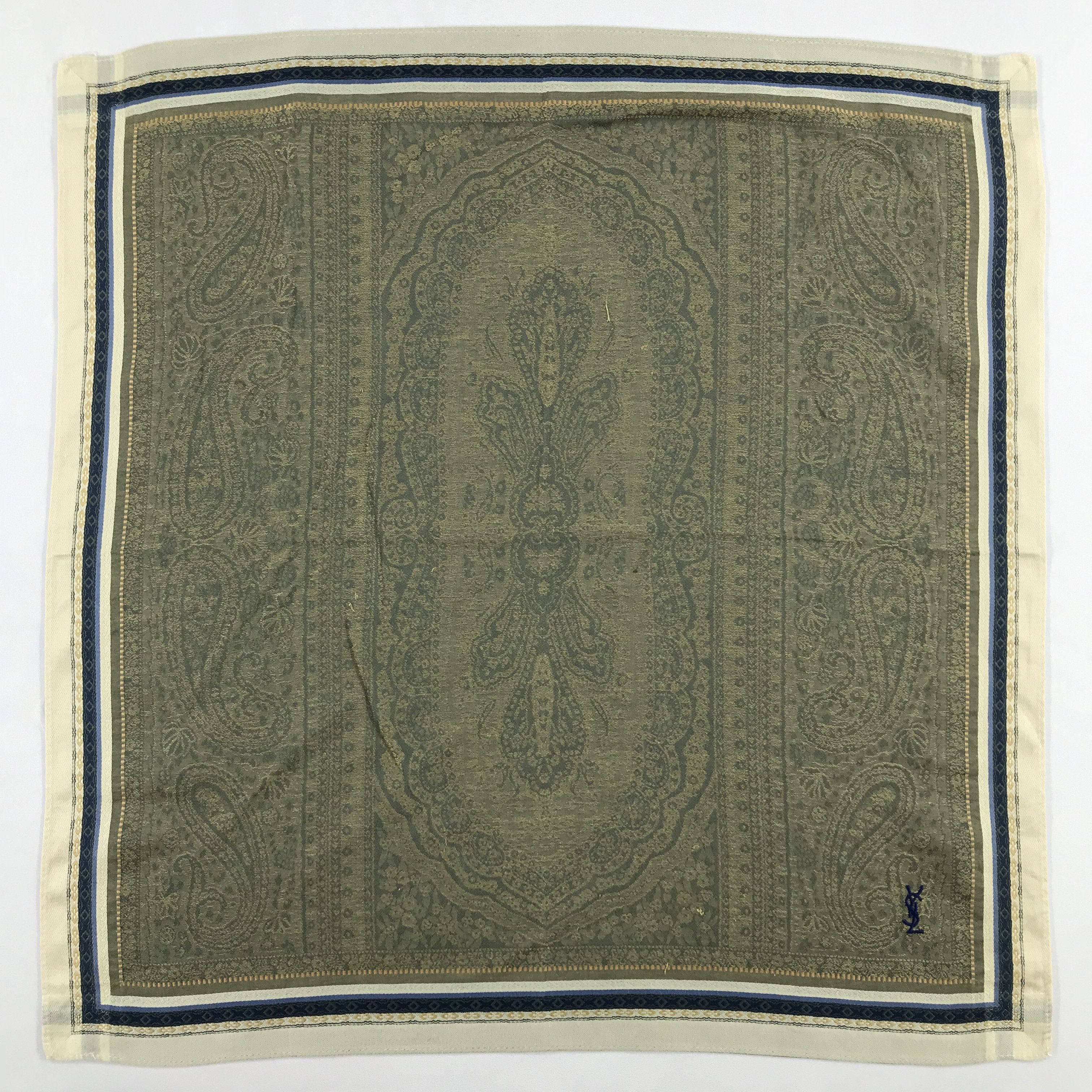 Vintage × Yves Saint Laurent Yves Saint Laurent Bandana / Handkerchief/Neckerchief -S2110 Size ONE SIZE - 1 Thumbnail