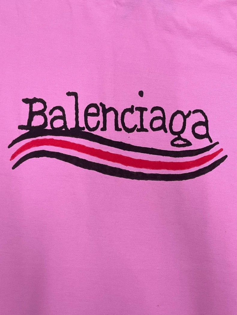 Balenciaga Balenciaga Logo printed pullover T-shirt with short sleeve Size M / US 6-8 / IT 42-44 - 3 Thumbnail