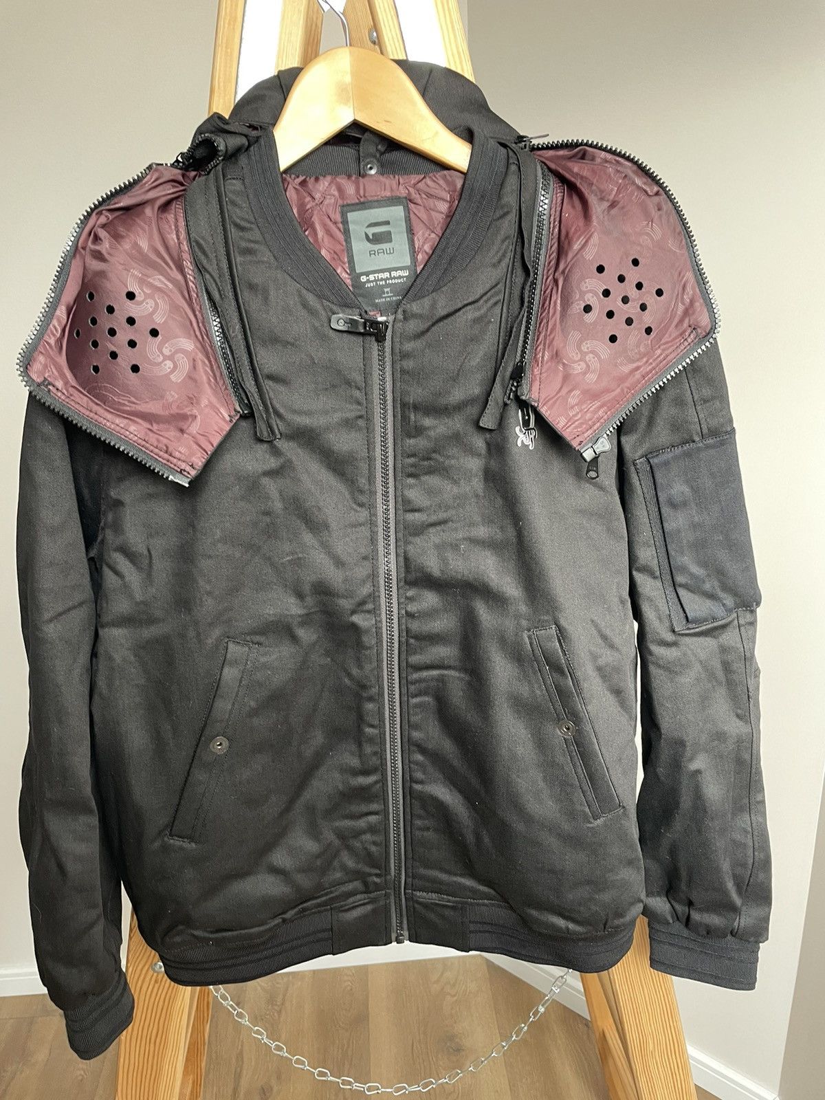 G-Star G Star Raw x Pharell Williams Balaclava Bomber Jacket L Size US L / EU 52-54 / 3 - 3 Thumbnail
