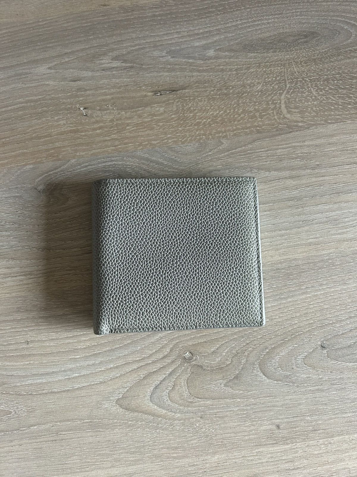 Thom Browne Bifold Grained Leather Wallet Size ONE SIZE - 2 Thumbnail