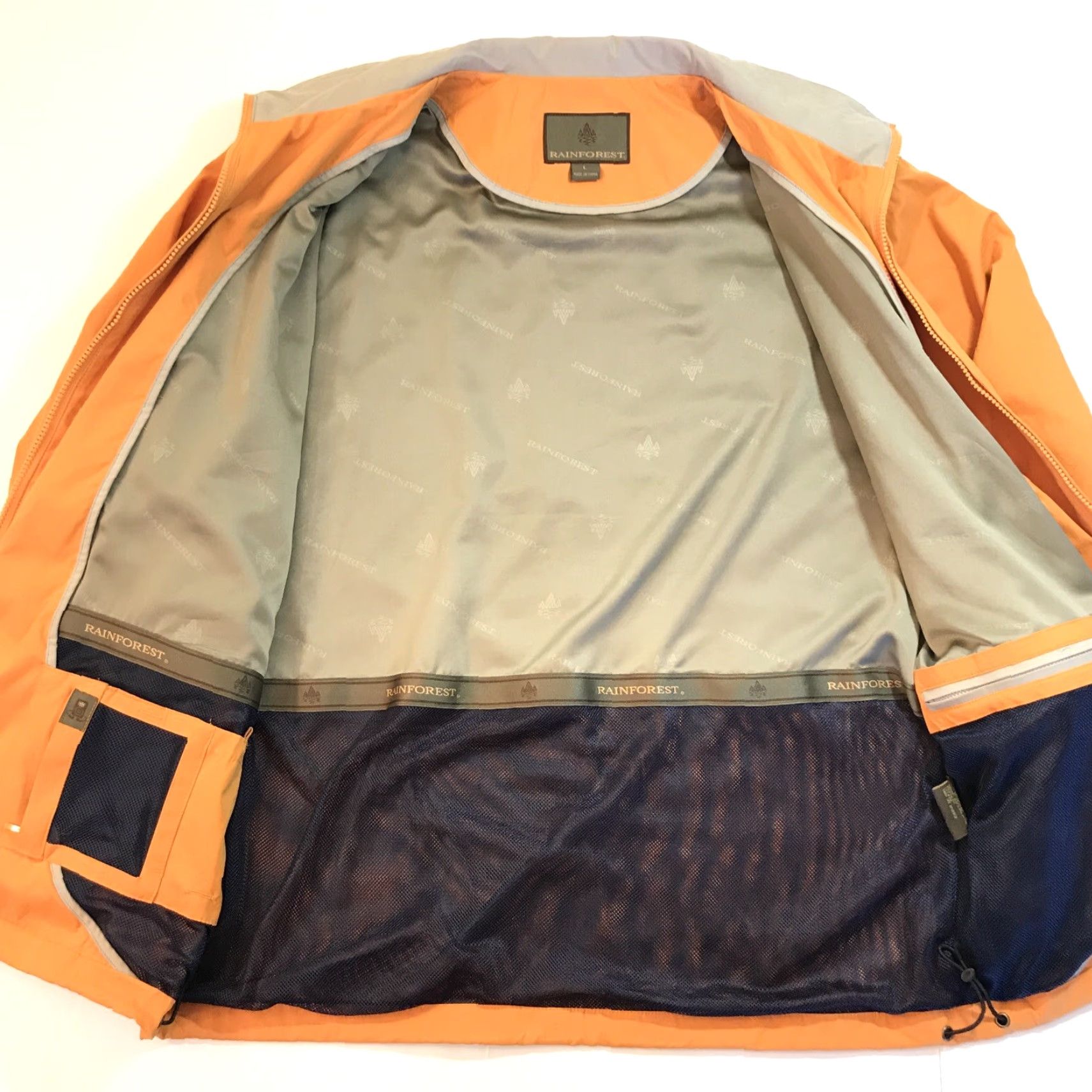 Vintage Rainforest Mens Jacket Coat Full Zip Windbreaker Wind Water Resistant Sz L Size US L / EU 52-54 / 3 - 4 Thumbnail