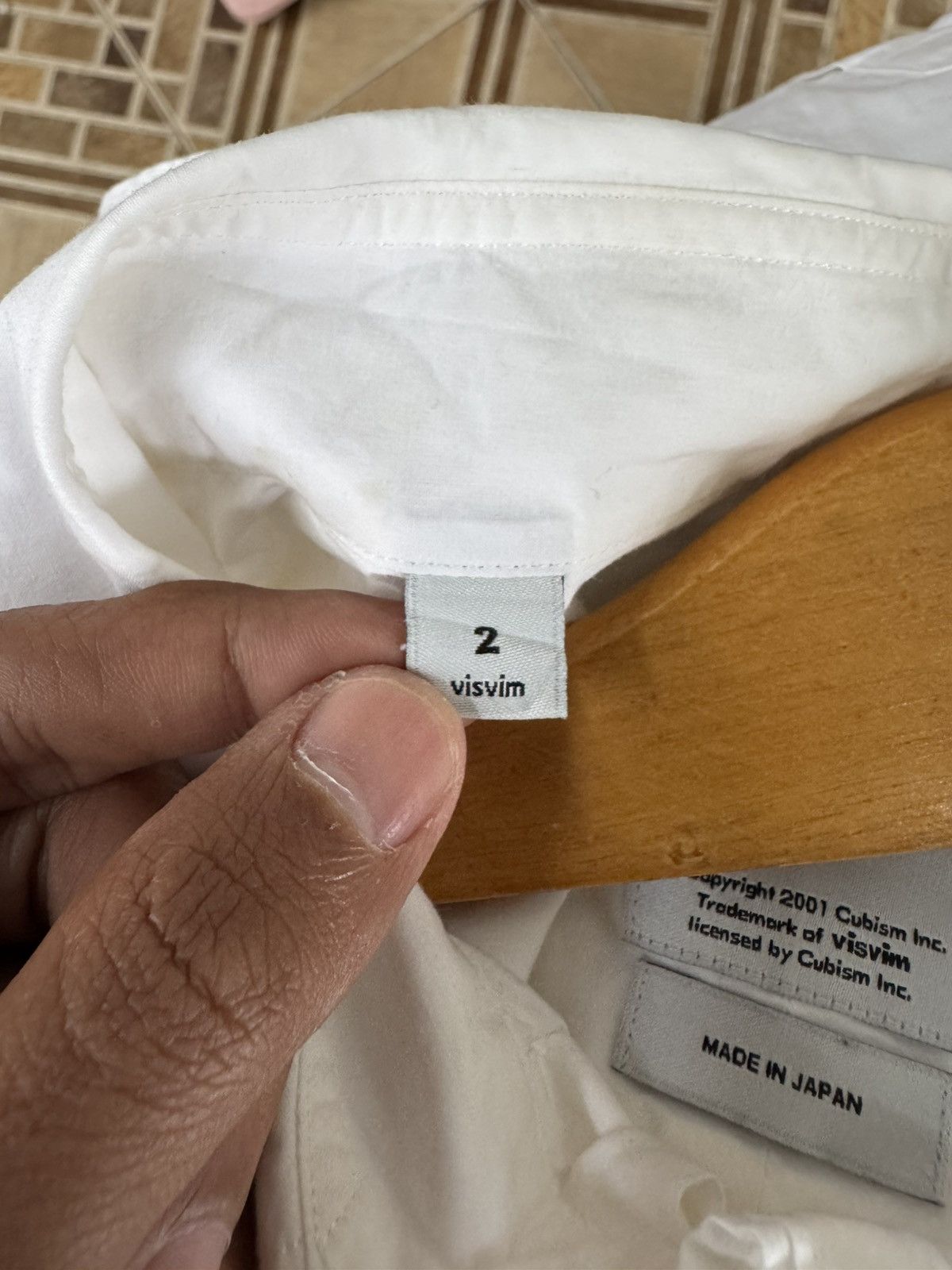 Visvim VISVIM STAR LOGO POCKET WHITE LONGSHIRT Size US L / EU 52-54 / 3 - 10 Thumbnail